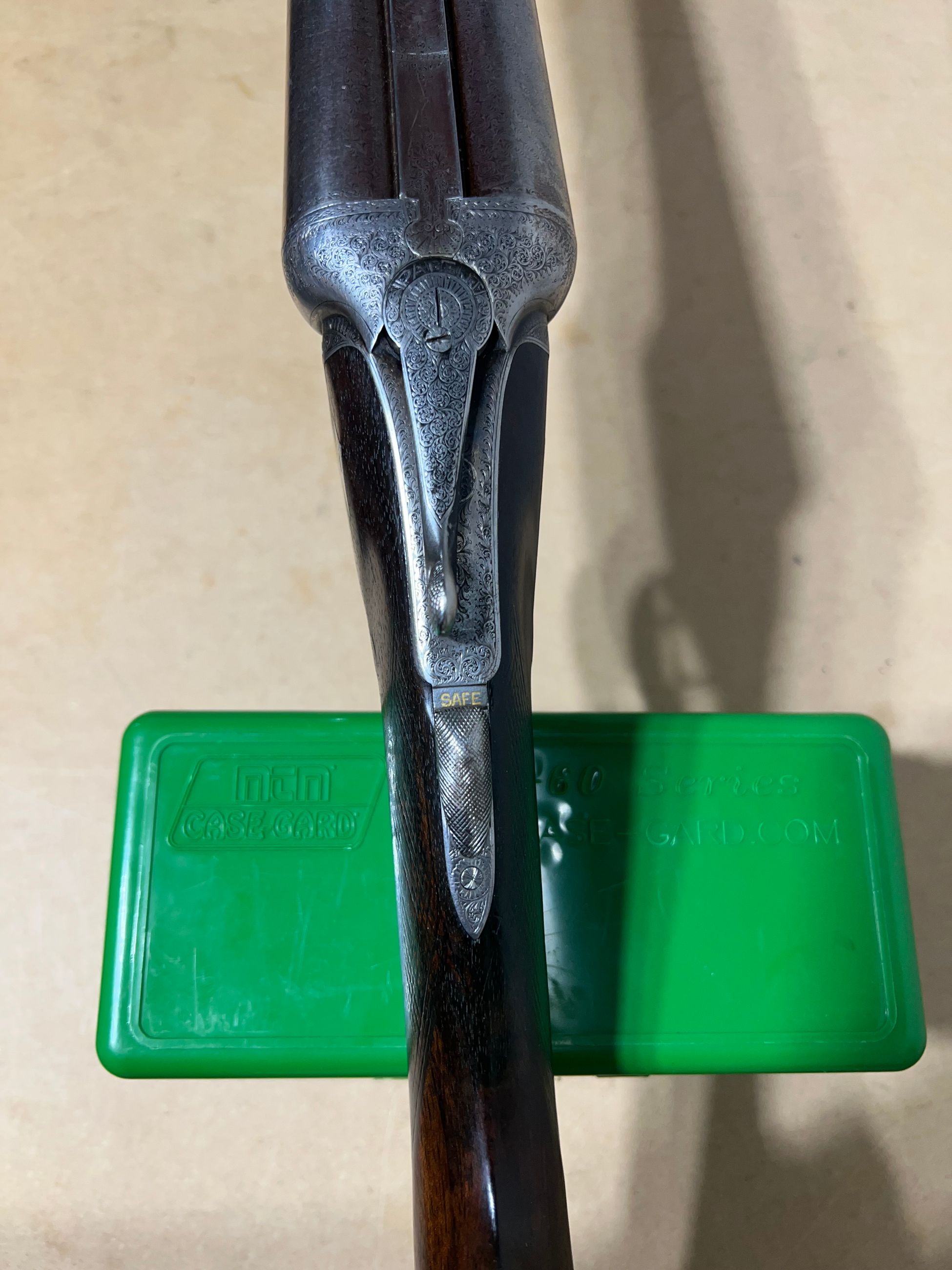 Photo of Webley double barrel 12 ga. shotgun