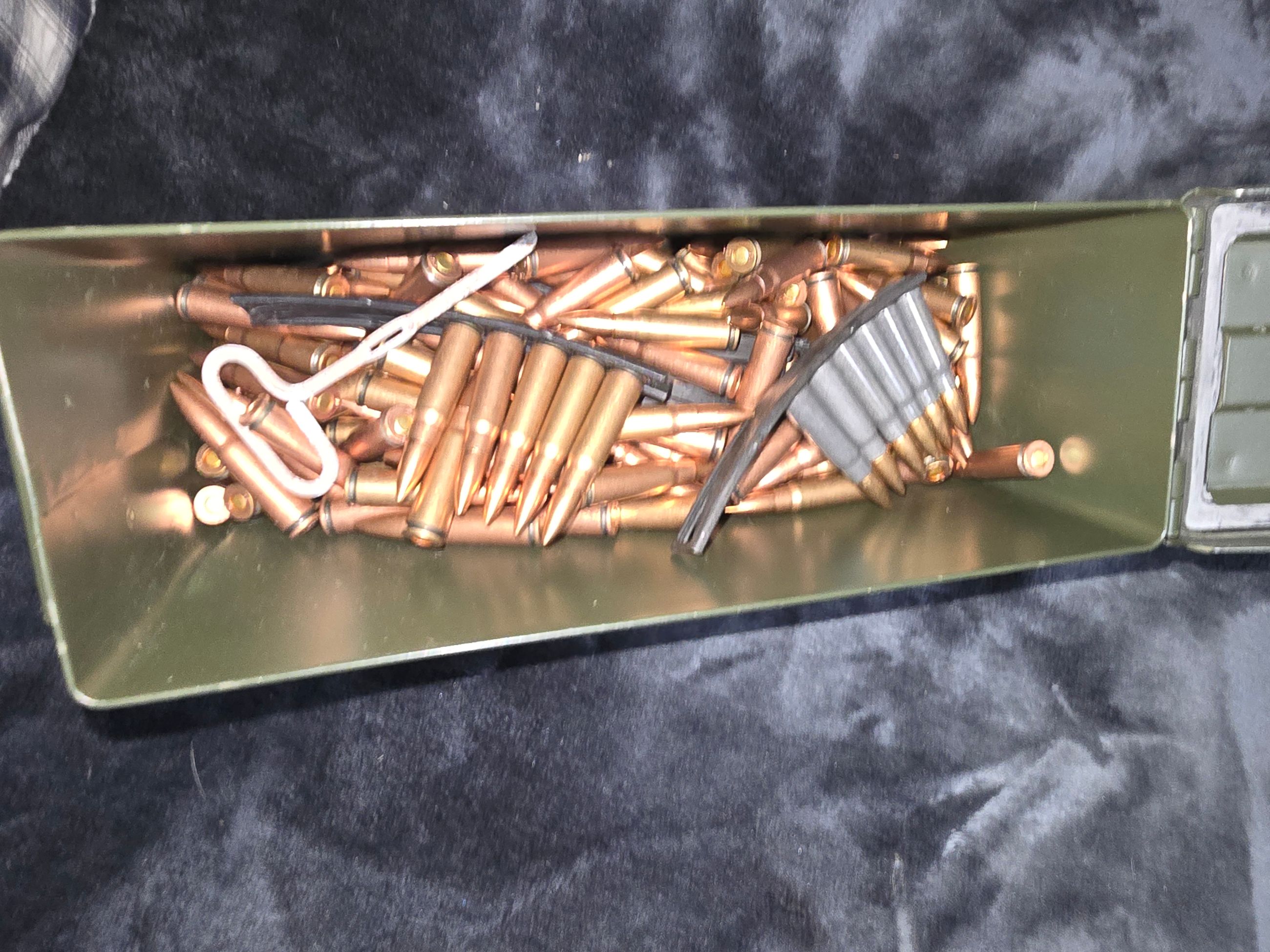 Photo of 7.62 X 39 ammo. Approx 270 rounds