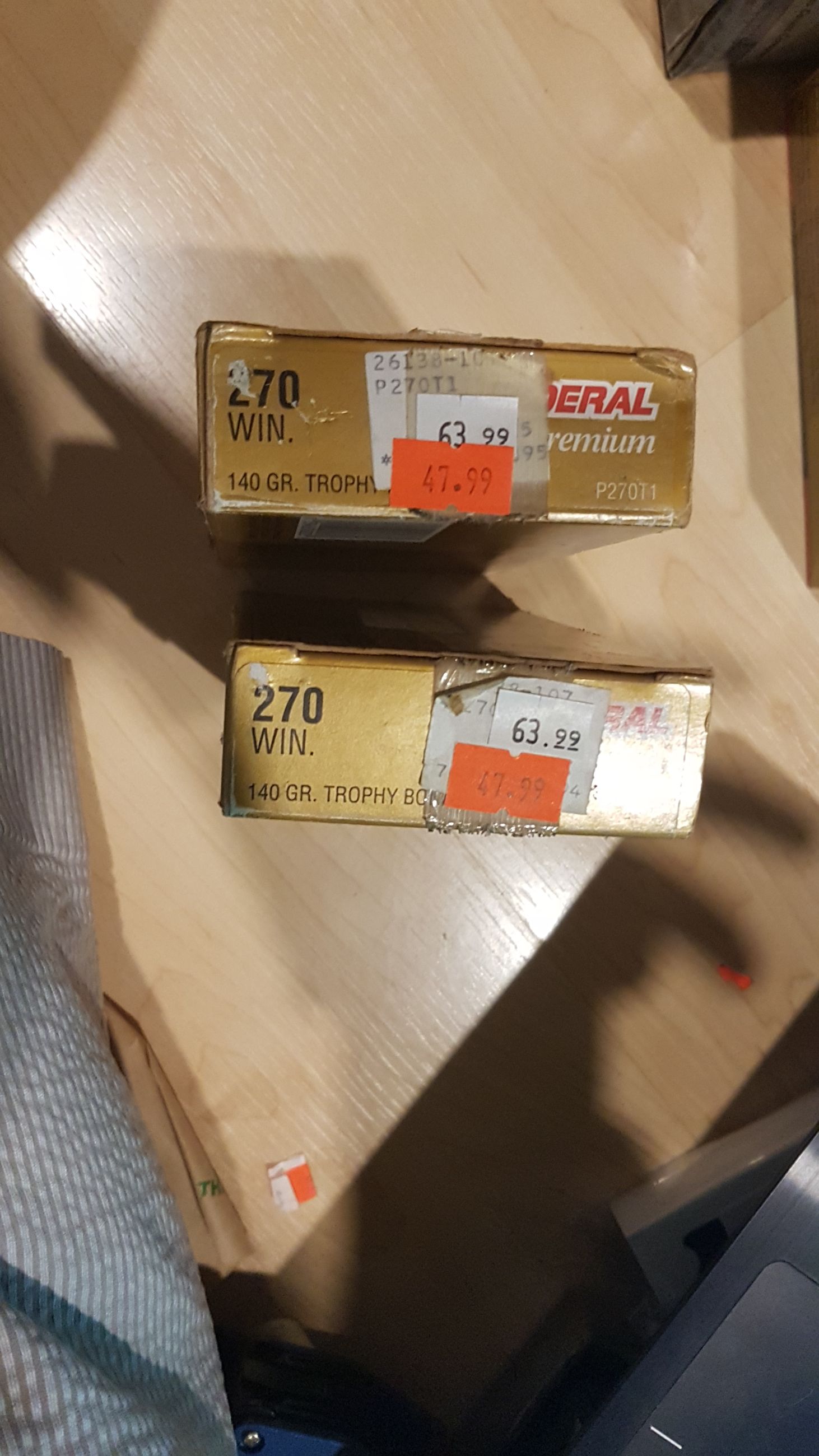 Photo of 1 box (20ct.) Federal Premium WIN. 140gr. Trophy bonded (mellonRSCA)