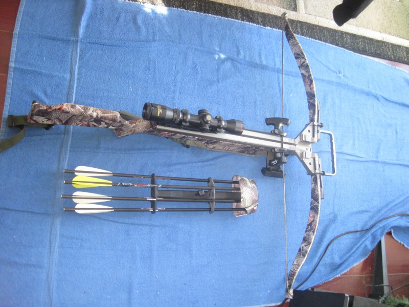 Photo of Excalibur Phoenix Crossbow with Excalibur illuminated scope. 