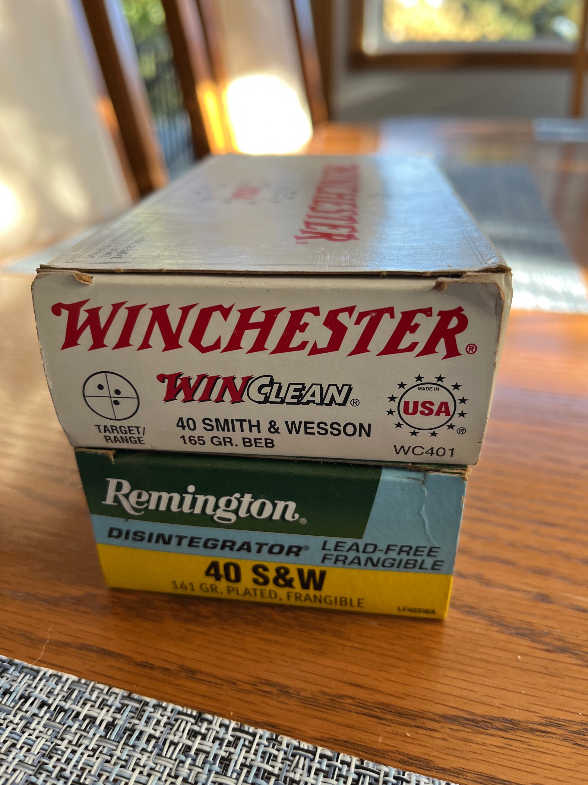 Photo of .40 cal ammunition