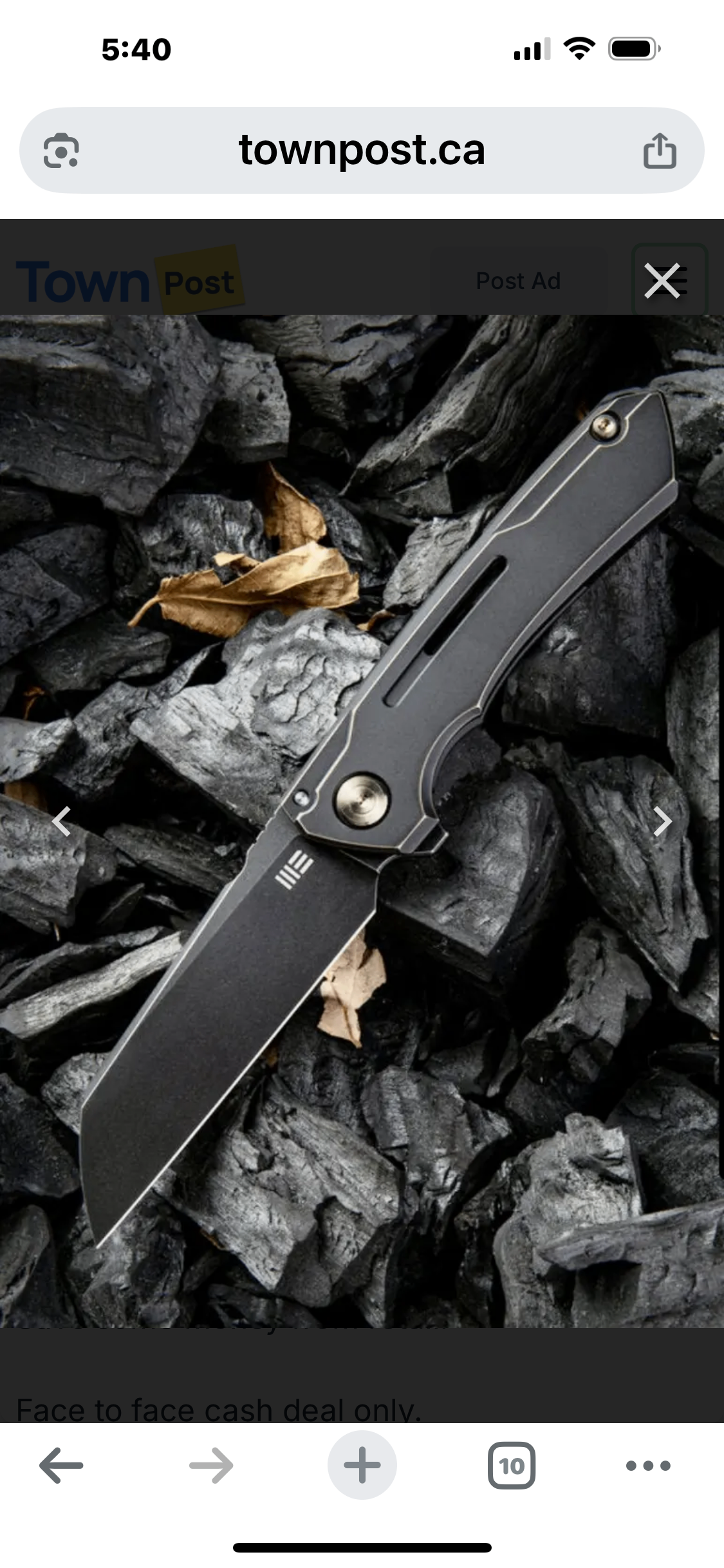 Photo of WE Knife Mini Buster. BNIB. 