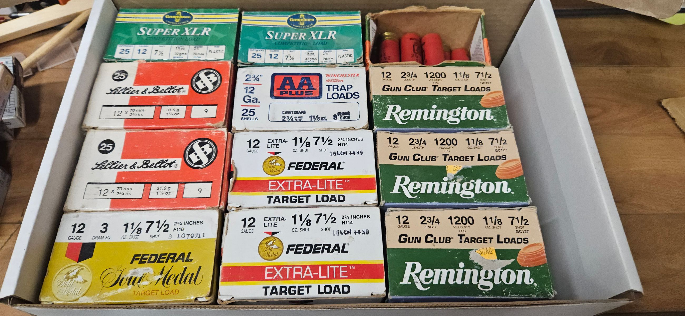 Photo of 12g trap loads