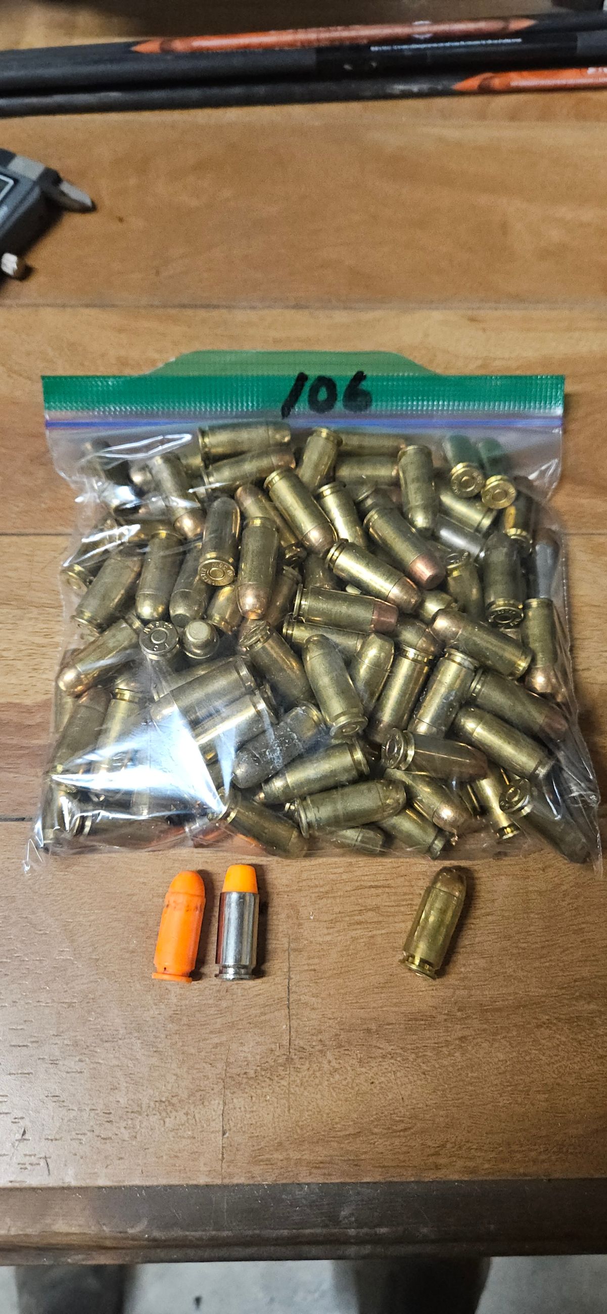 Photo of 40 cal S&W practice ammo