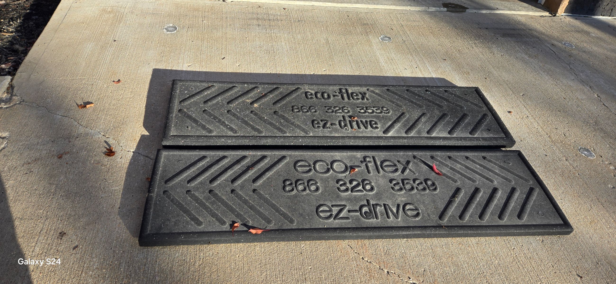 Photo of 2 - Eco Flex Ez-drive curb mats