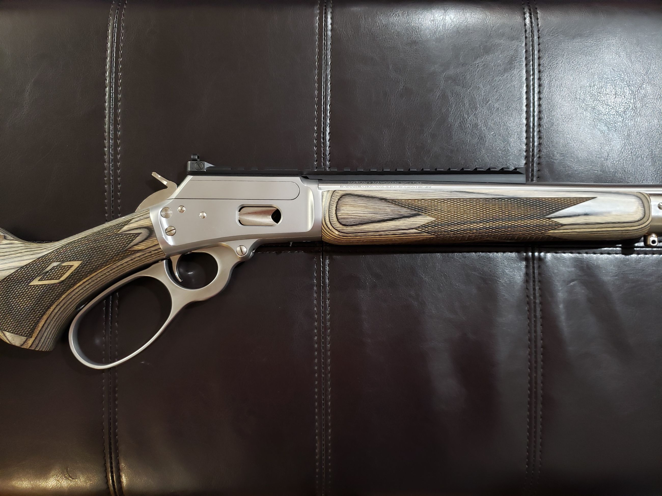 Photo of *Ruger* Marlin Model 1894 SBL (Stainless / Laminate) .44 Rem. Mag. / .44 Spl. Lever-Action Rifle