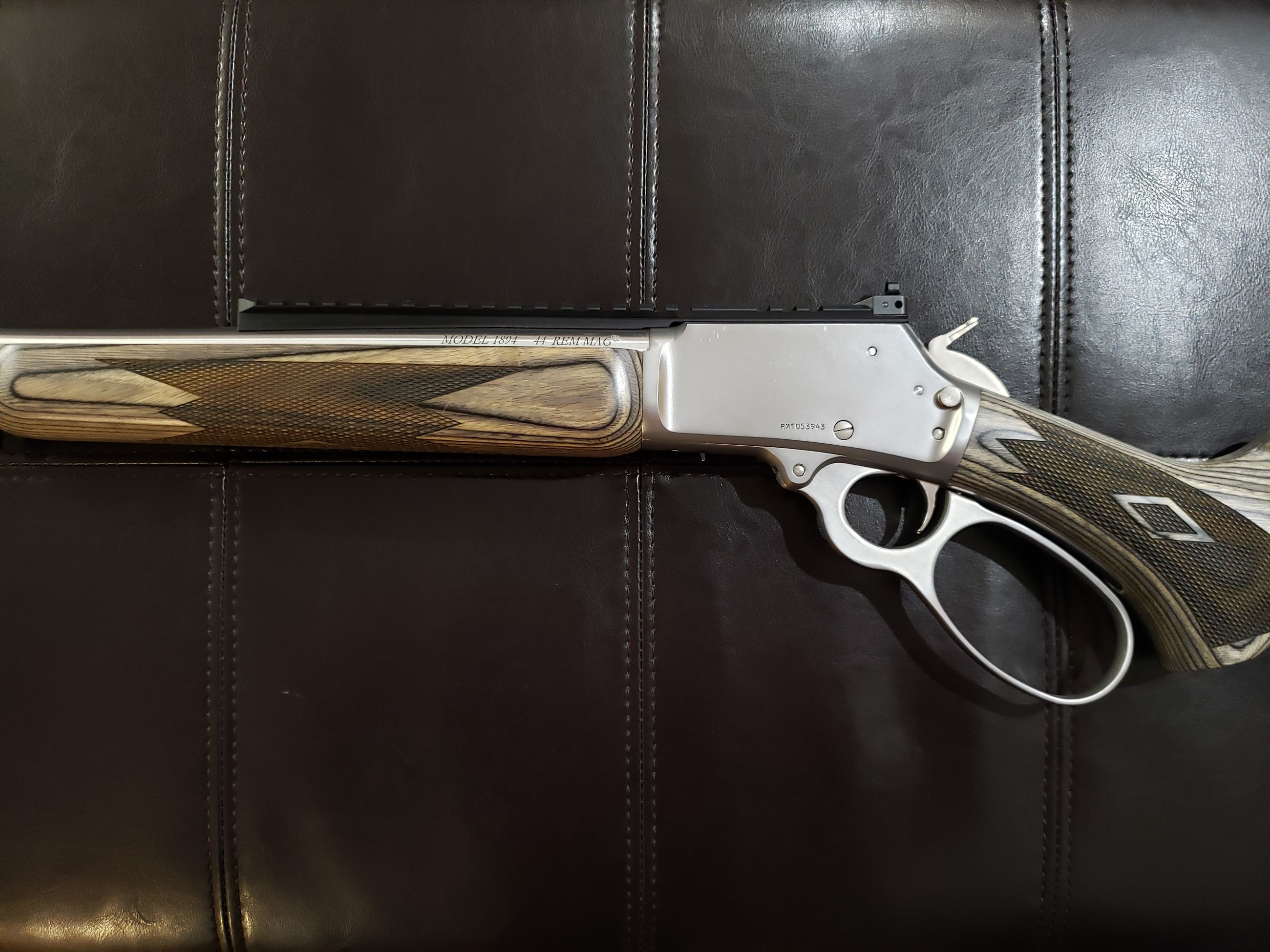 Photo of *Ruger* Marlin Model 1894 SBL (Stainless / Laminate) .44 Rem. Mag. / .44 Spl. Lever-Action Rifle