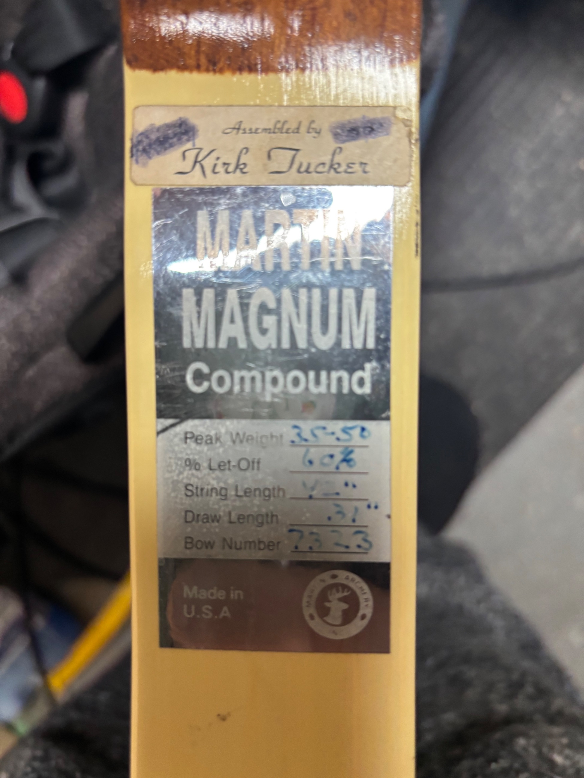 Photo of Martin archery compound 