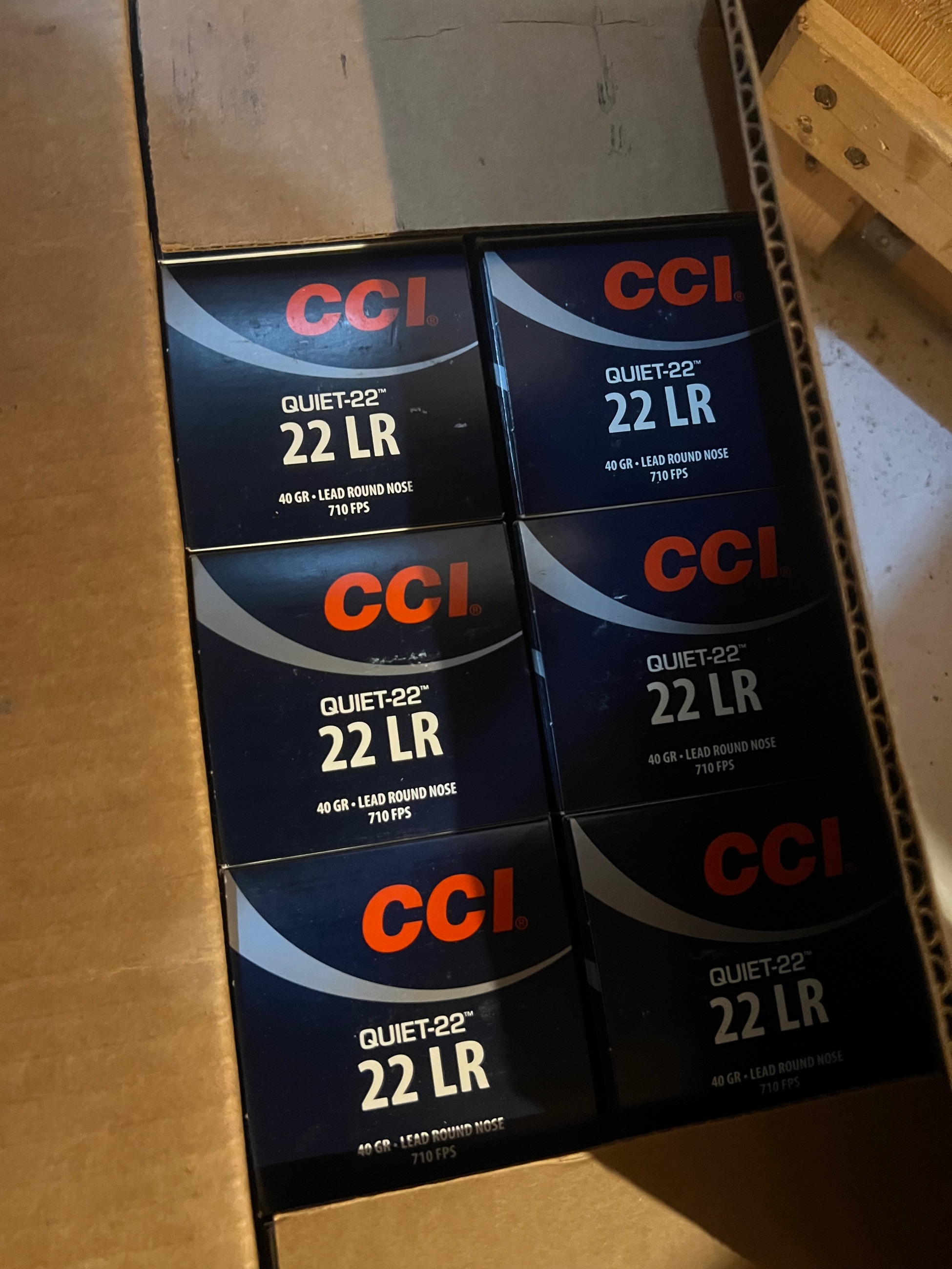 CCI Quiet - .22LR, 40gr, LRN, Brick of 500 - 2 - 1761955082262_IMG_0625