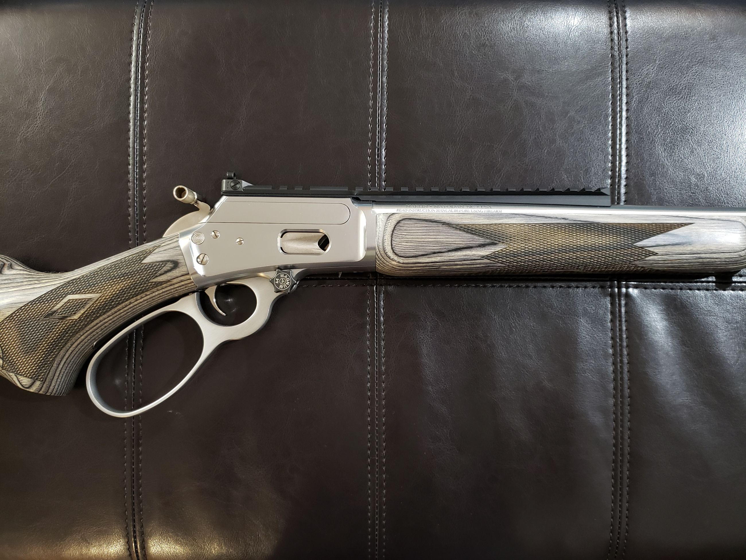 Photo of *Ruger* Marlin Model 1894 SBL (Stainless / Laminate) .44 Rem. Mag. / .44 Spl. Lever-Action Rifle