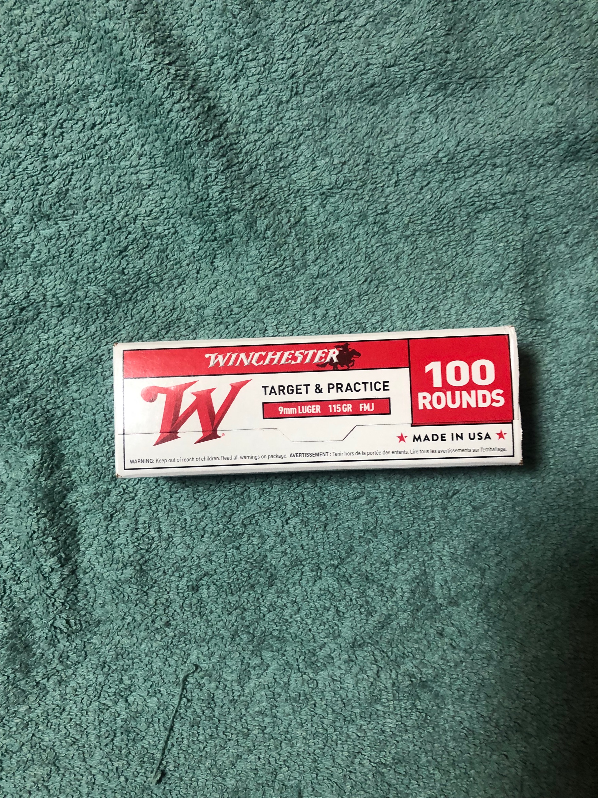 Photo of [BNIB]  Winchester 9mm 115Gr FMJ