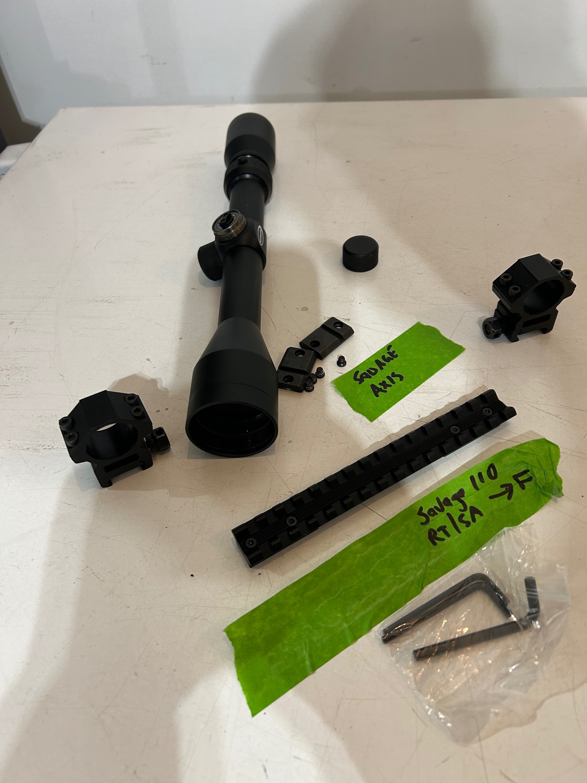 Two Weaver Scopes bases and rings - 2 - 1762103266283_IMG_1456