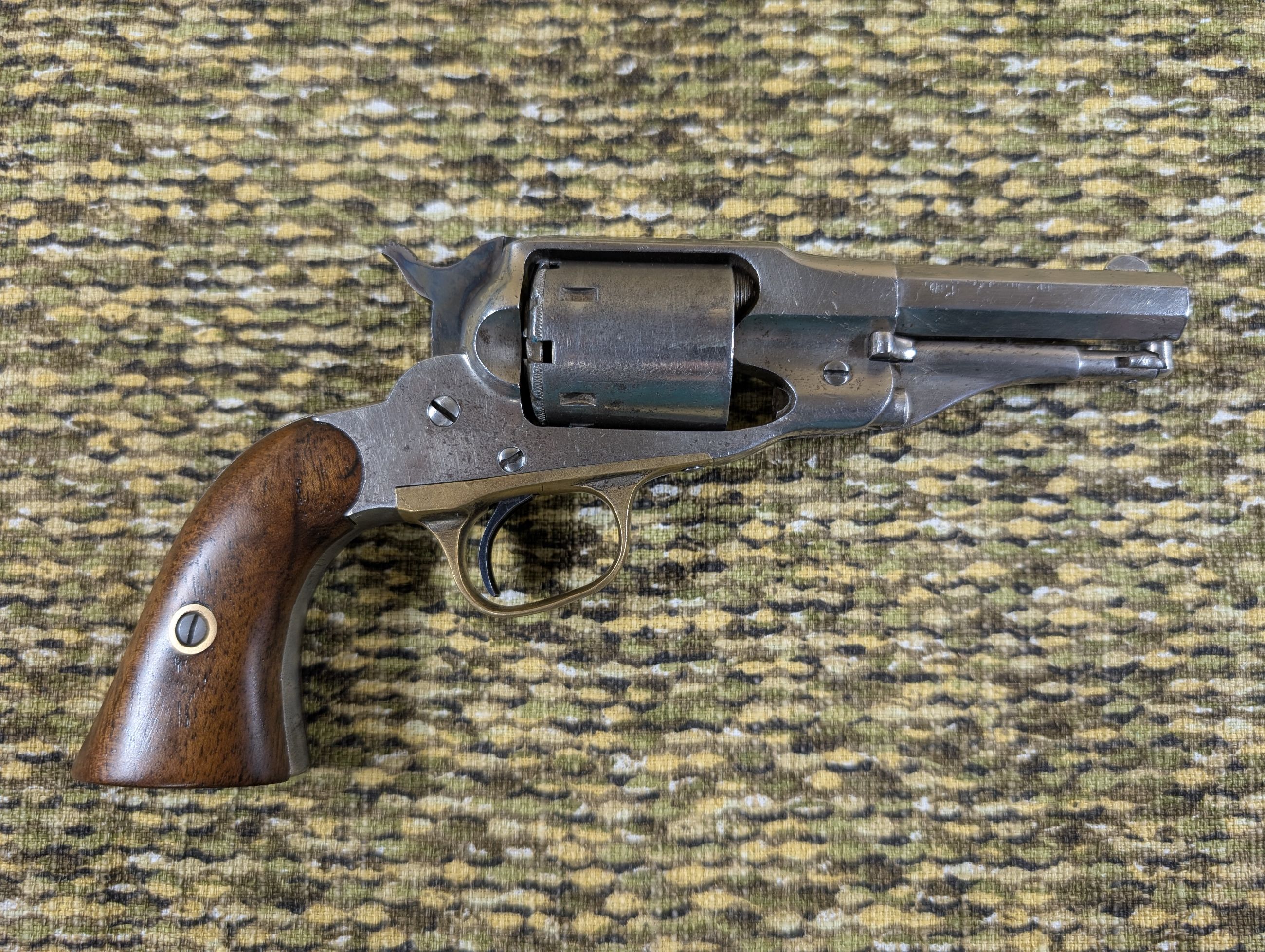 Photo of Remington New Model Police Model 1865 38 Rimfire Conversion Antique Revolver