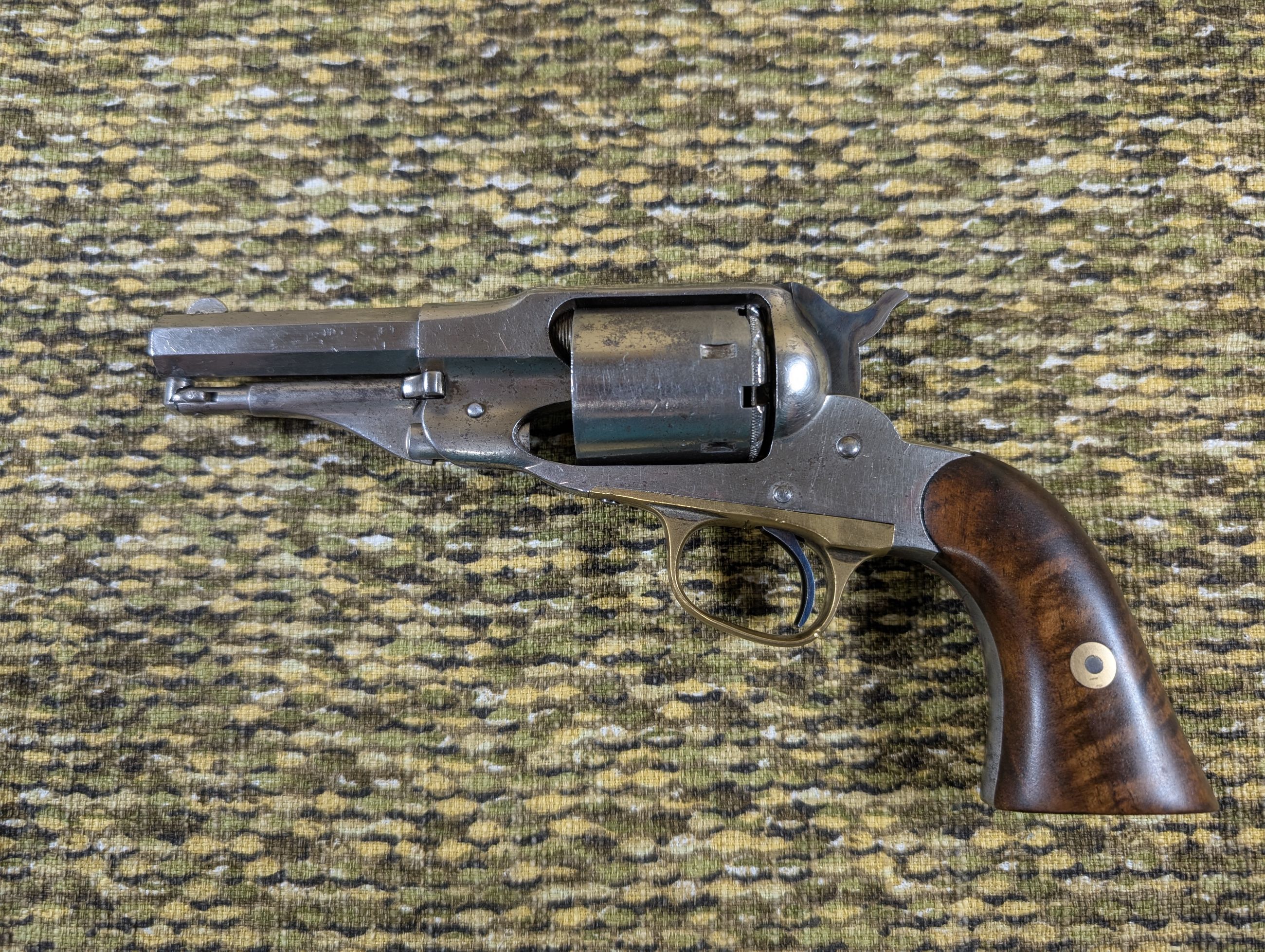 Photo of Remington New Model Police Model 1865 38 Rimfire Conversion Antique Revolver
