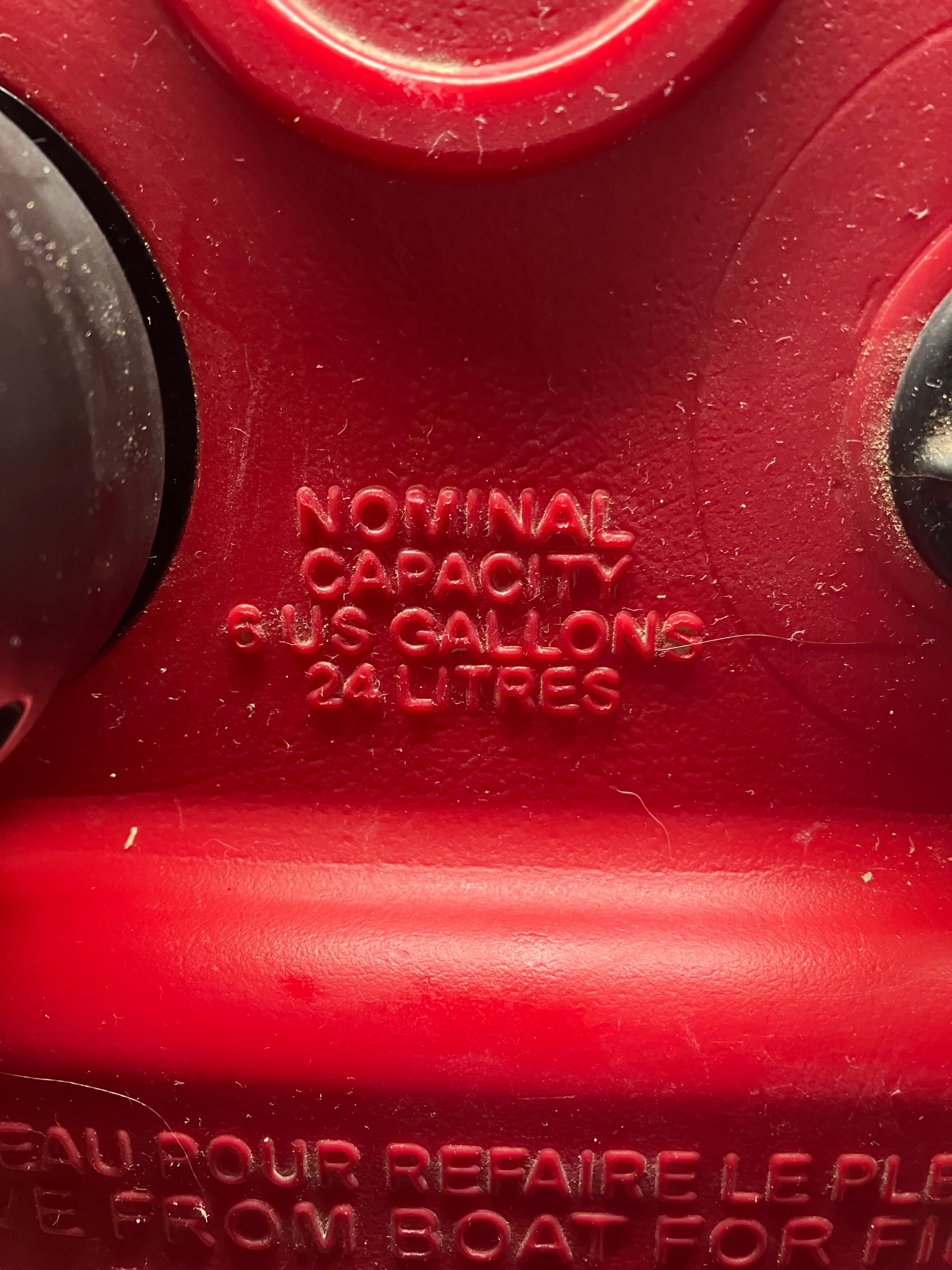 Photo of 24 litre gas tank