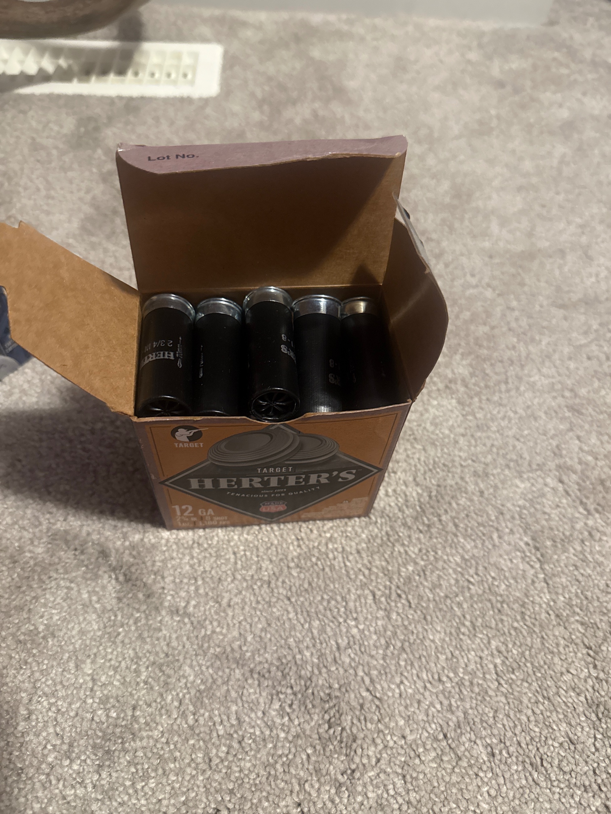 Photo of Herter’s 12 gauge 8 shot - 25 cartridges 