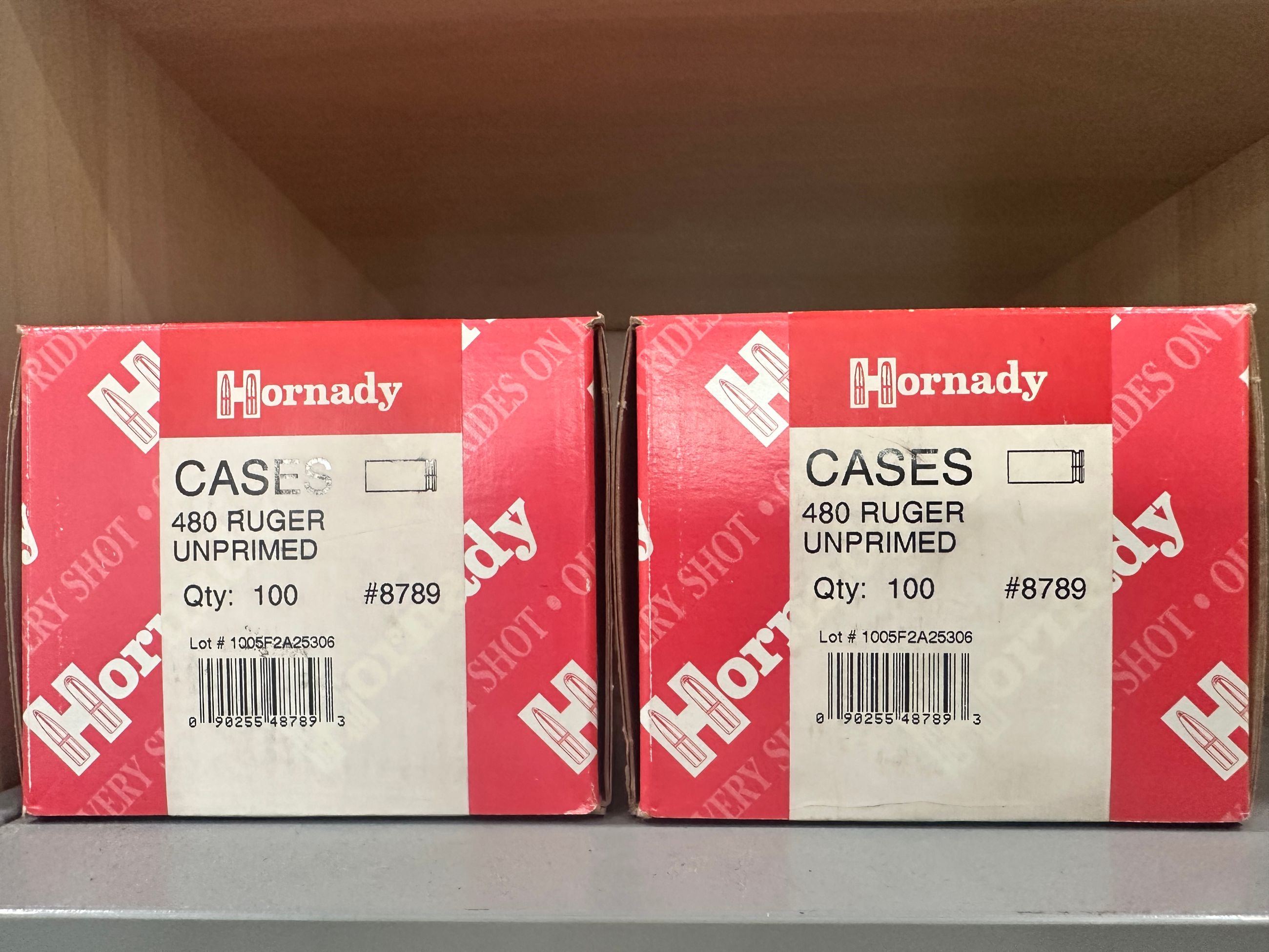 Photo of Hornady 480 Ruger Casings