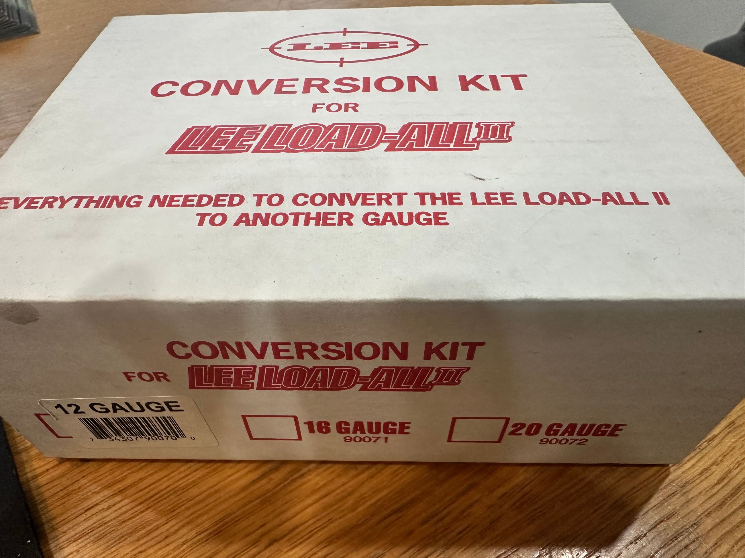 Photo of LEE Load All II conversion kit - 12 guage