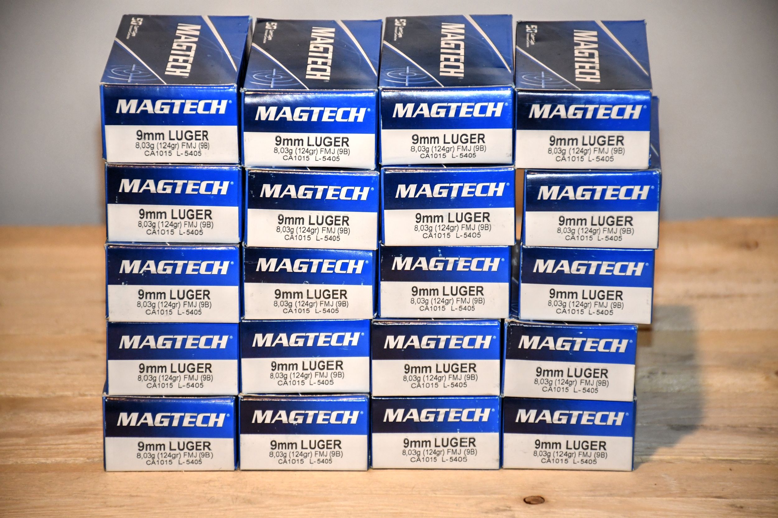 Photo of 1000 rounds - Magtech 9mm - 124gr