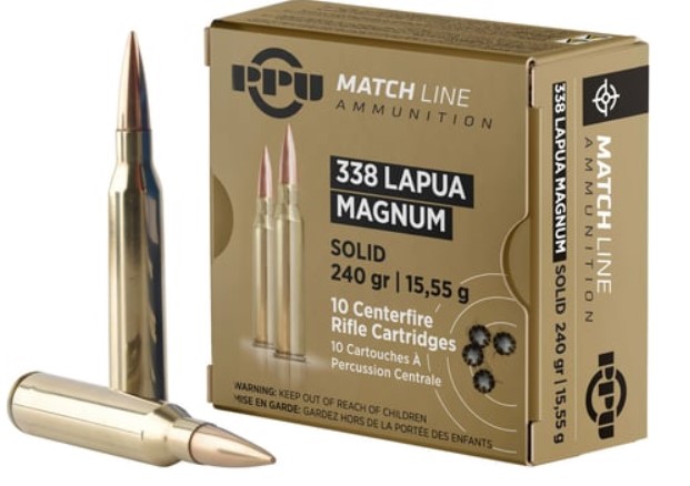 Photo of PPU PPM338 338 Lapua Magnum Match Solid 240gr Ammunition $80