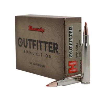 Photo of Hornady Outfitter 270 WIN 130 Gr CX Ammunition $65