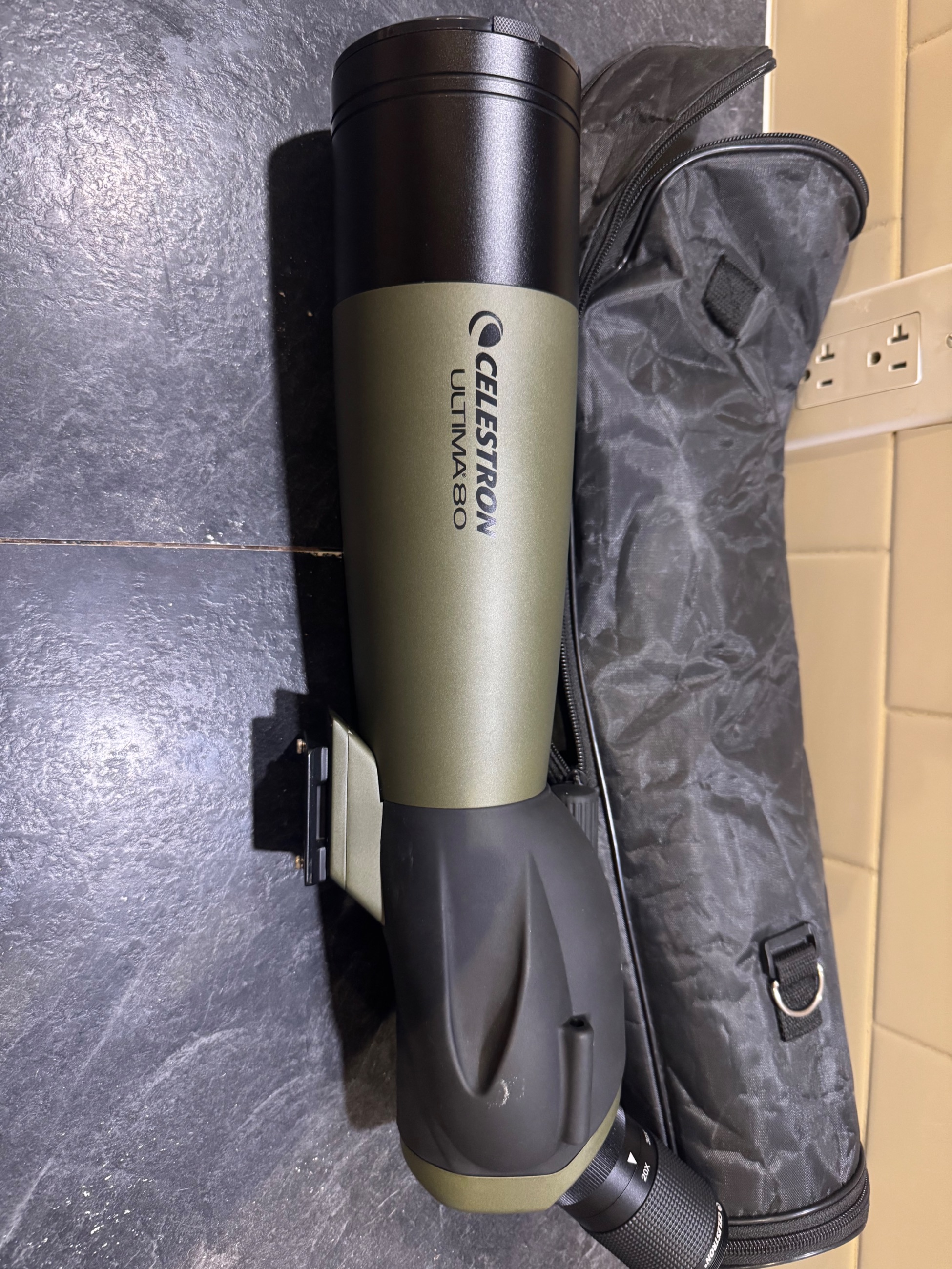 Photo of Celestron Ultima 20-60x80mm Angled Zoom Spotting Scope