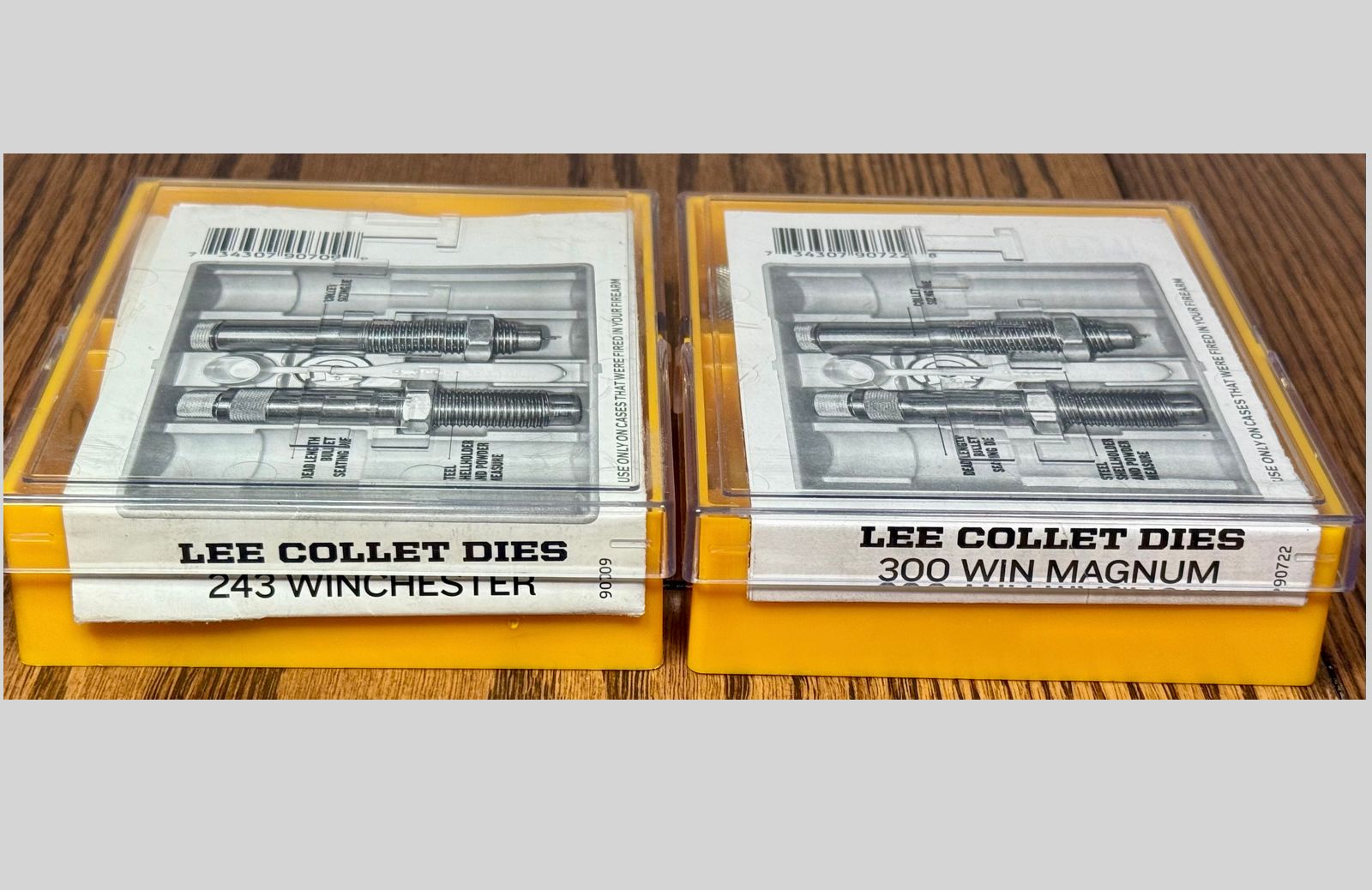 Photo of Lee Collet Die sets 243win and 300winmag