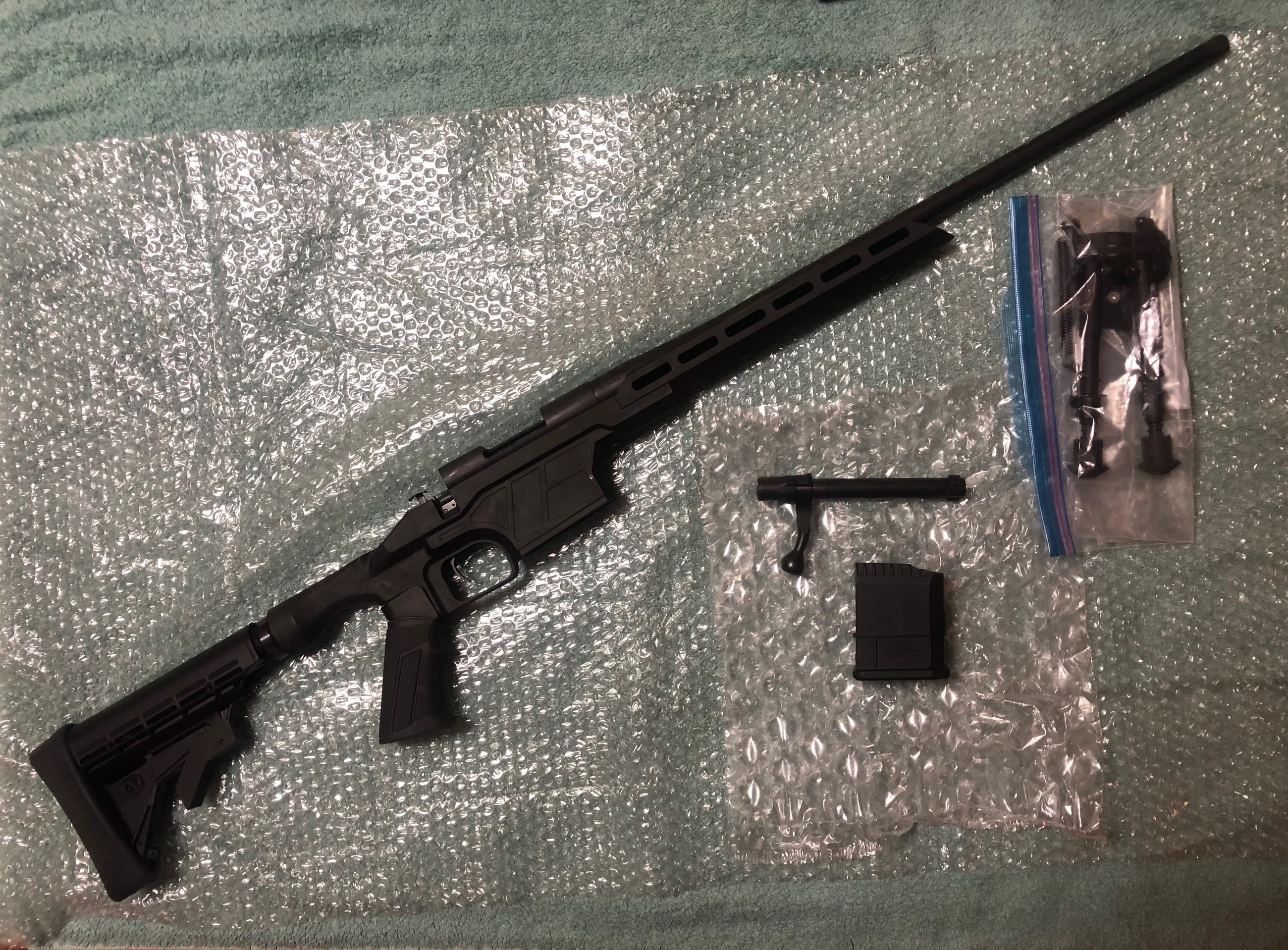 Photo of Howa 1500 Mini Action 22" Barrel in 7.62x39; Excl Lite Chassis w/ Upgrades