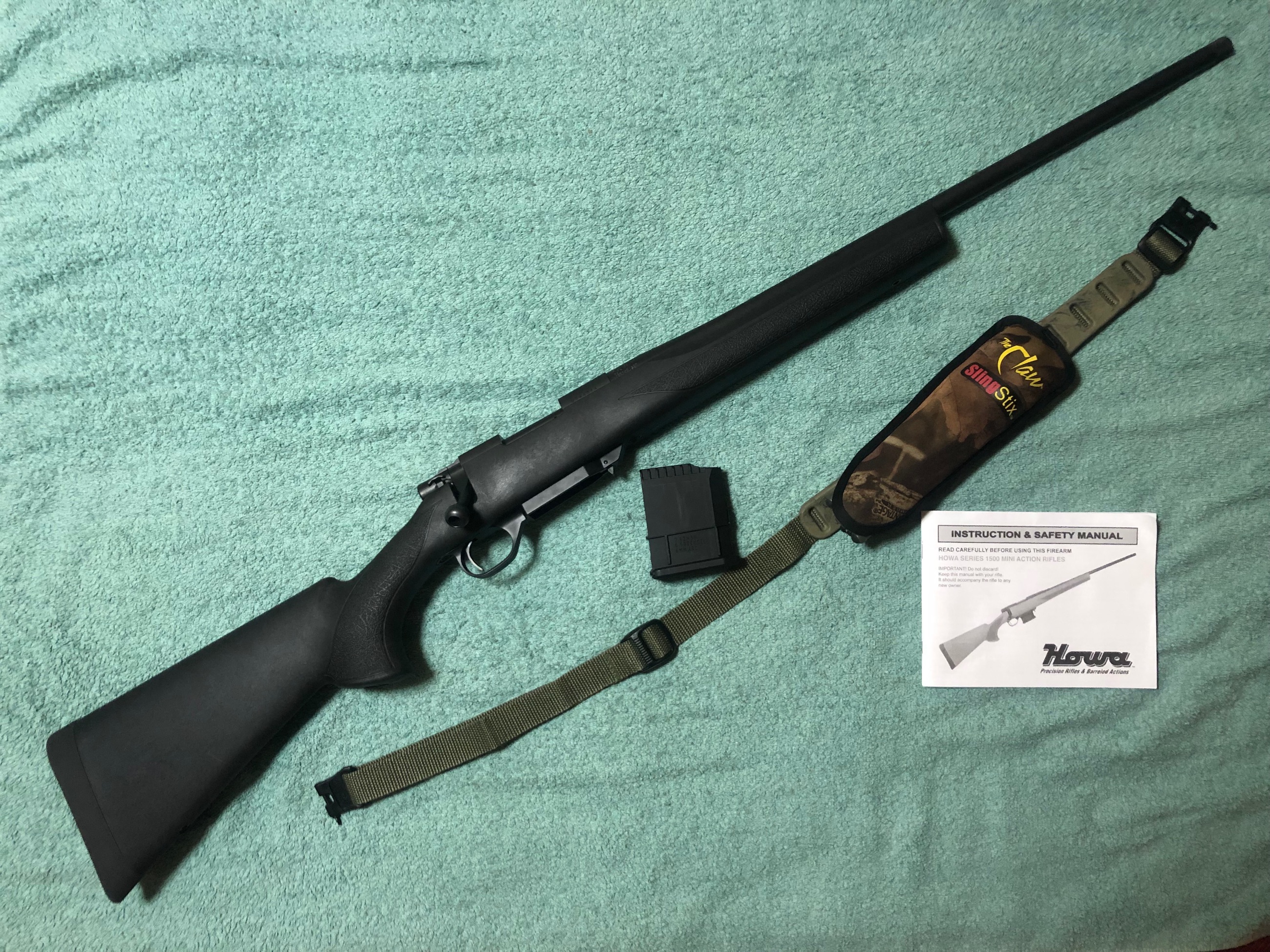 Photo of Howa 1500 Mini Action in 7.62x39;  Black HTI Stock w/ Upgrades