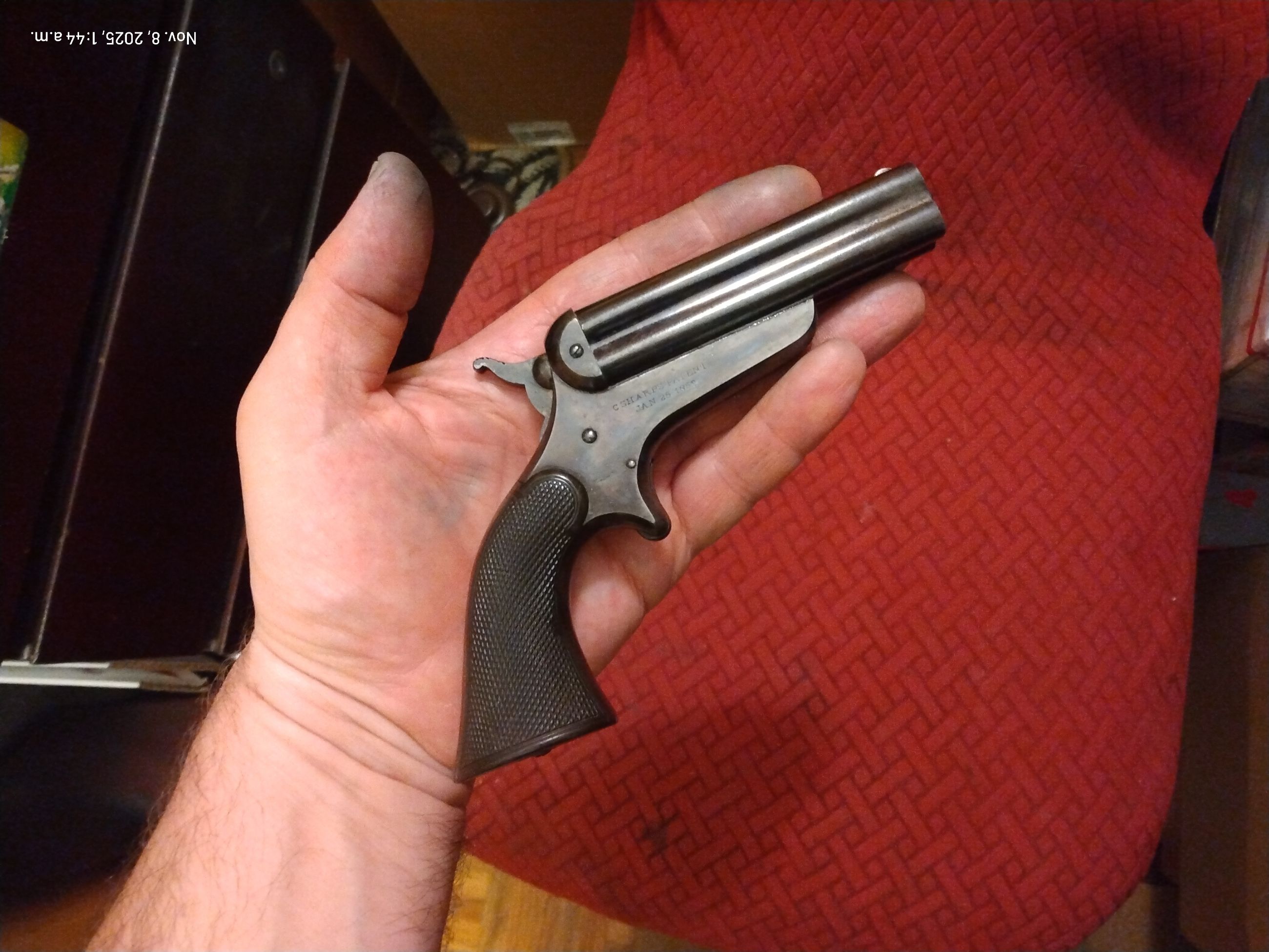 Photo of Sharps & Hankins "No. 3 C" Four-Barrel Pepperbox, .32RF Caliber $2800