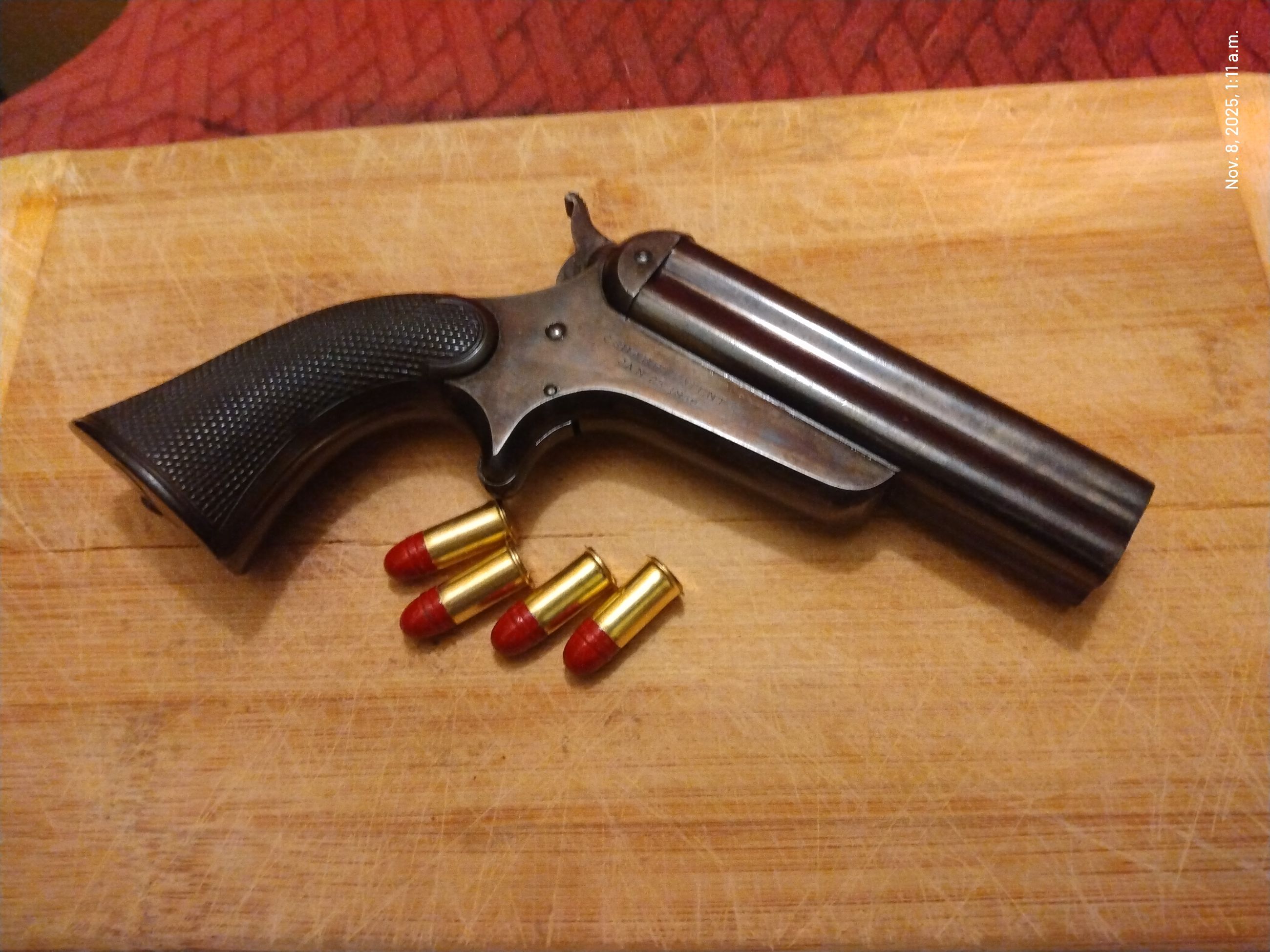 Photo of Sharps & Hankins "No. 3 C" Four-Barrel Pepperbox, .32RF Caliber $2800