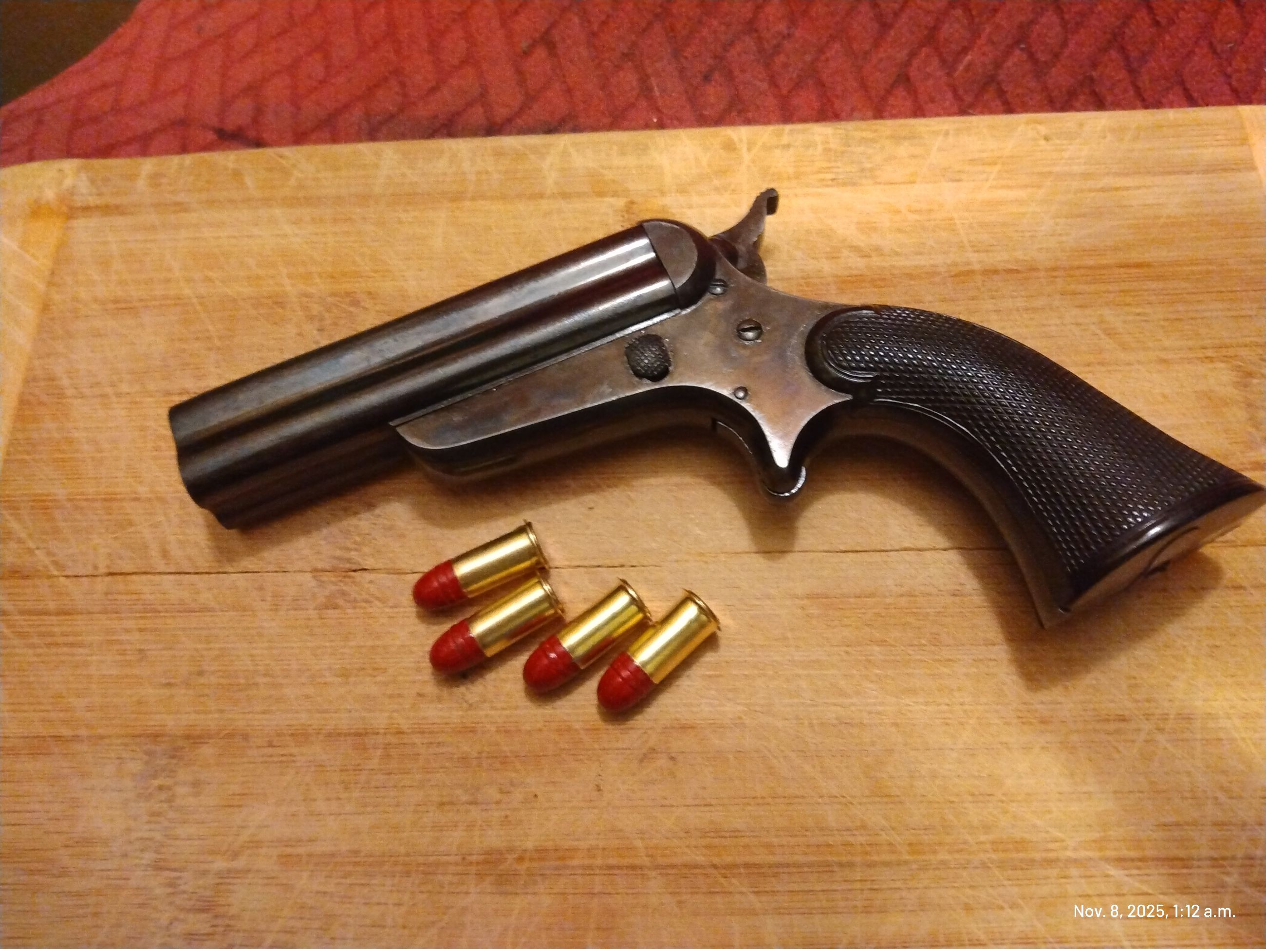 Photo of Sharps & Hankins "No. 3 C" Four-Barrel Pepperbox, .32RF Caliber $2800