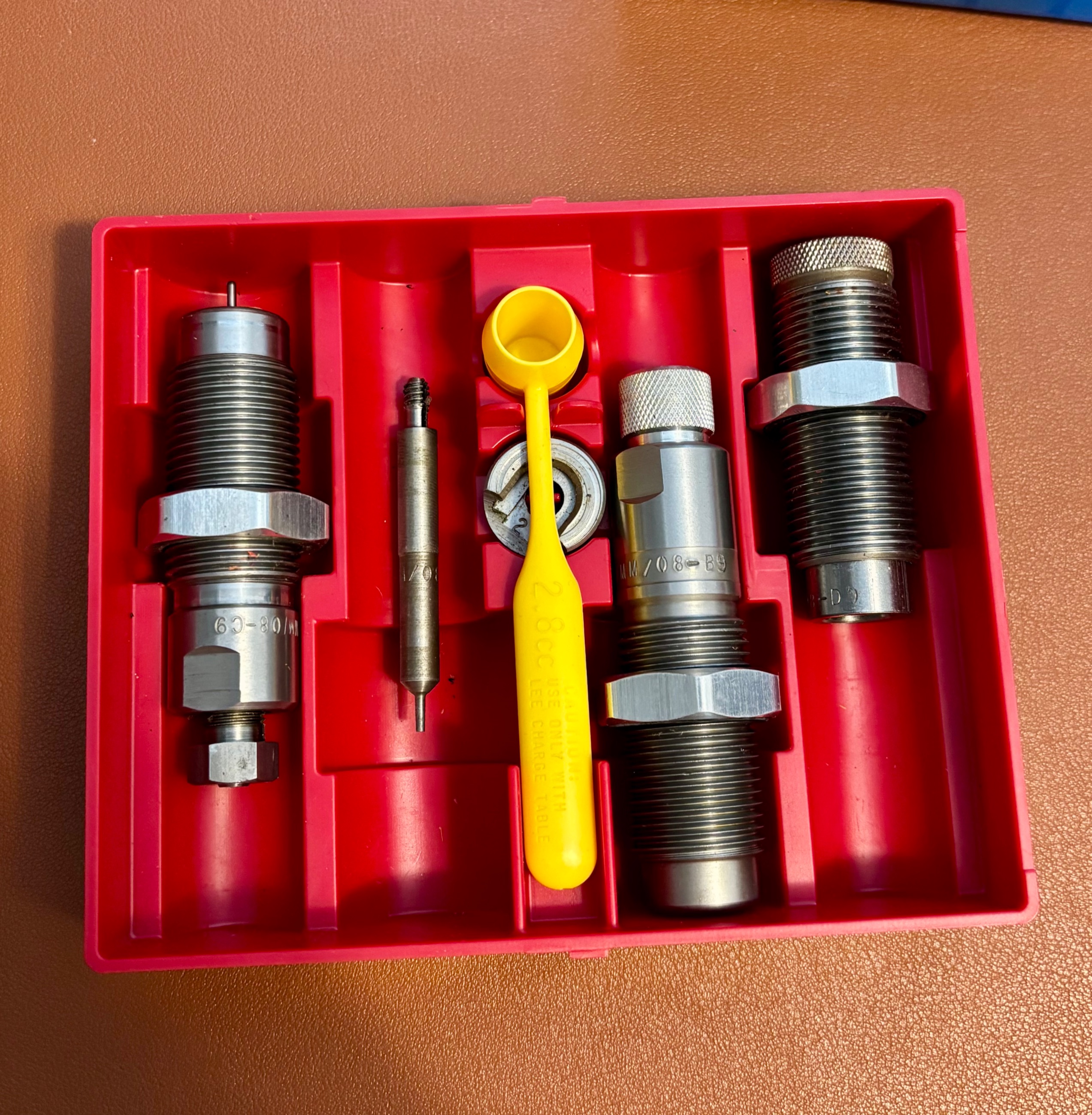 Photo of 2 sets dies & brass.  243 7mm08 3006