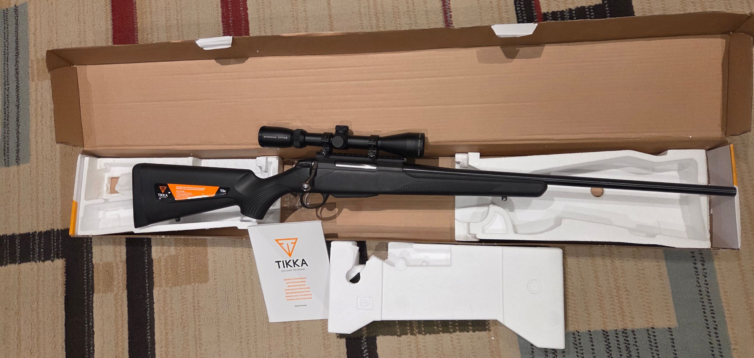 Photo of NEW TIKKA T3x Lite Blued Bolt Action Rifle with Picatinny rail
