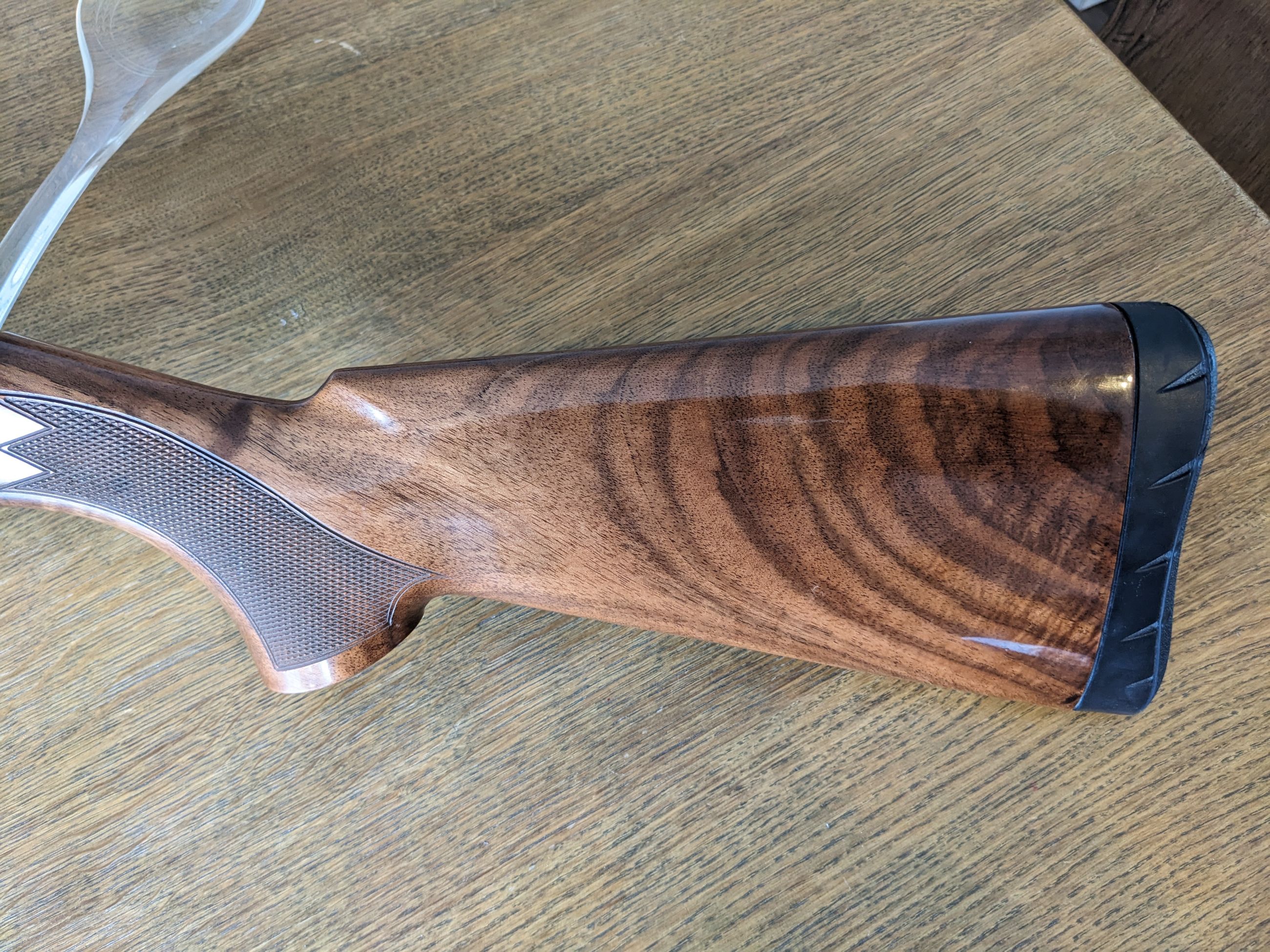 BROWNING MAXUS Sporting Clays SA Shotgun - 12 ga, 3" Shell, 28" Barrel, Grade II Walnut Stock - Nice! - 6 - 1762801718080_PXL_20240327_171649605