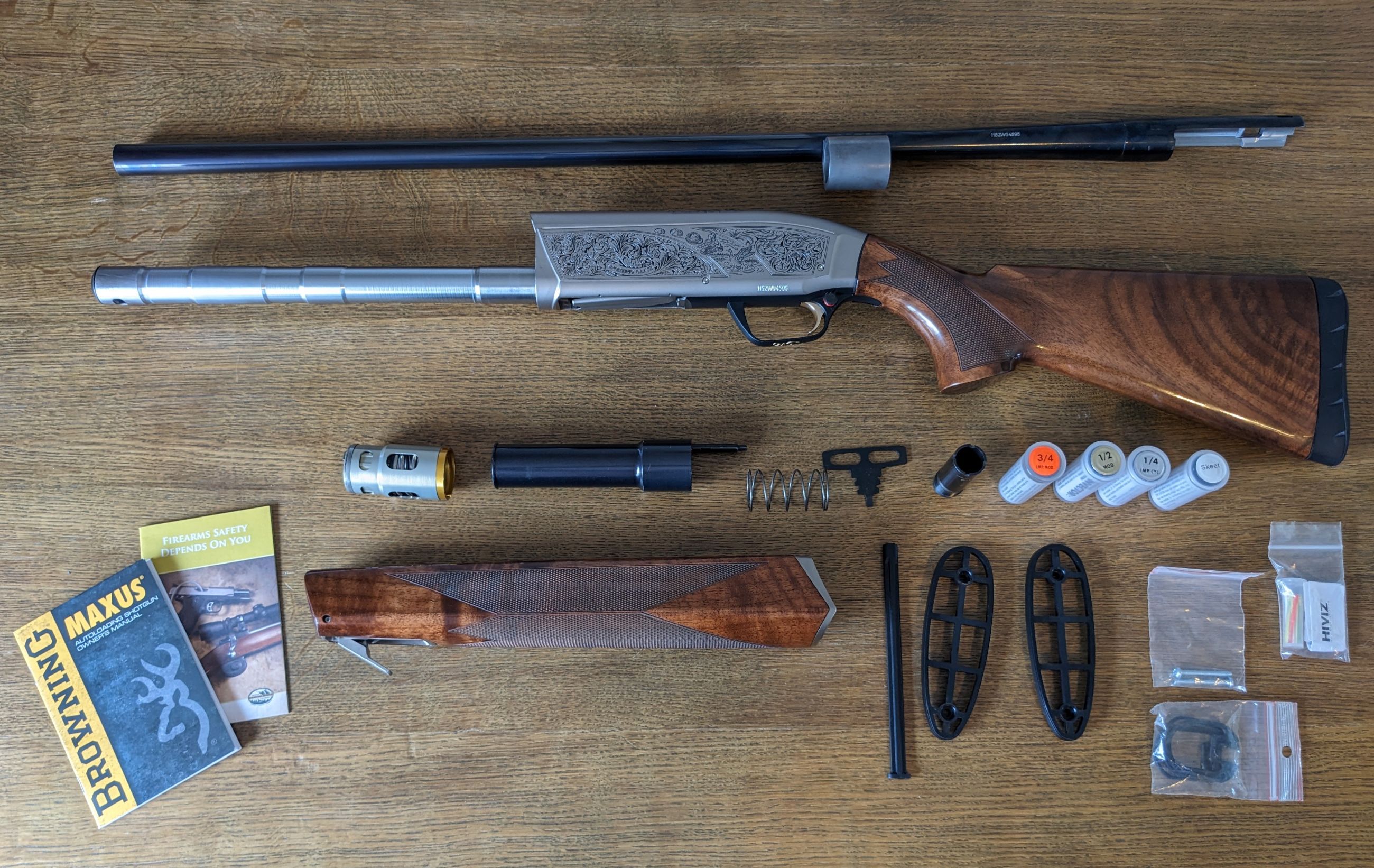 BROWNING MAXUS Sporting Clays SA Shotgun - 12 ga, 3" Shell, 28" Barrel, Grade II Walnut Stock - Nice! - 15 - 1762802033238_PXL_20240327_171057698