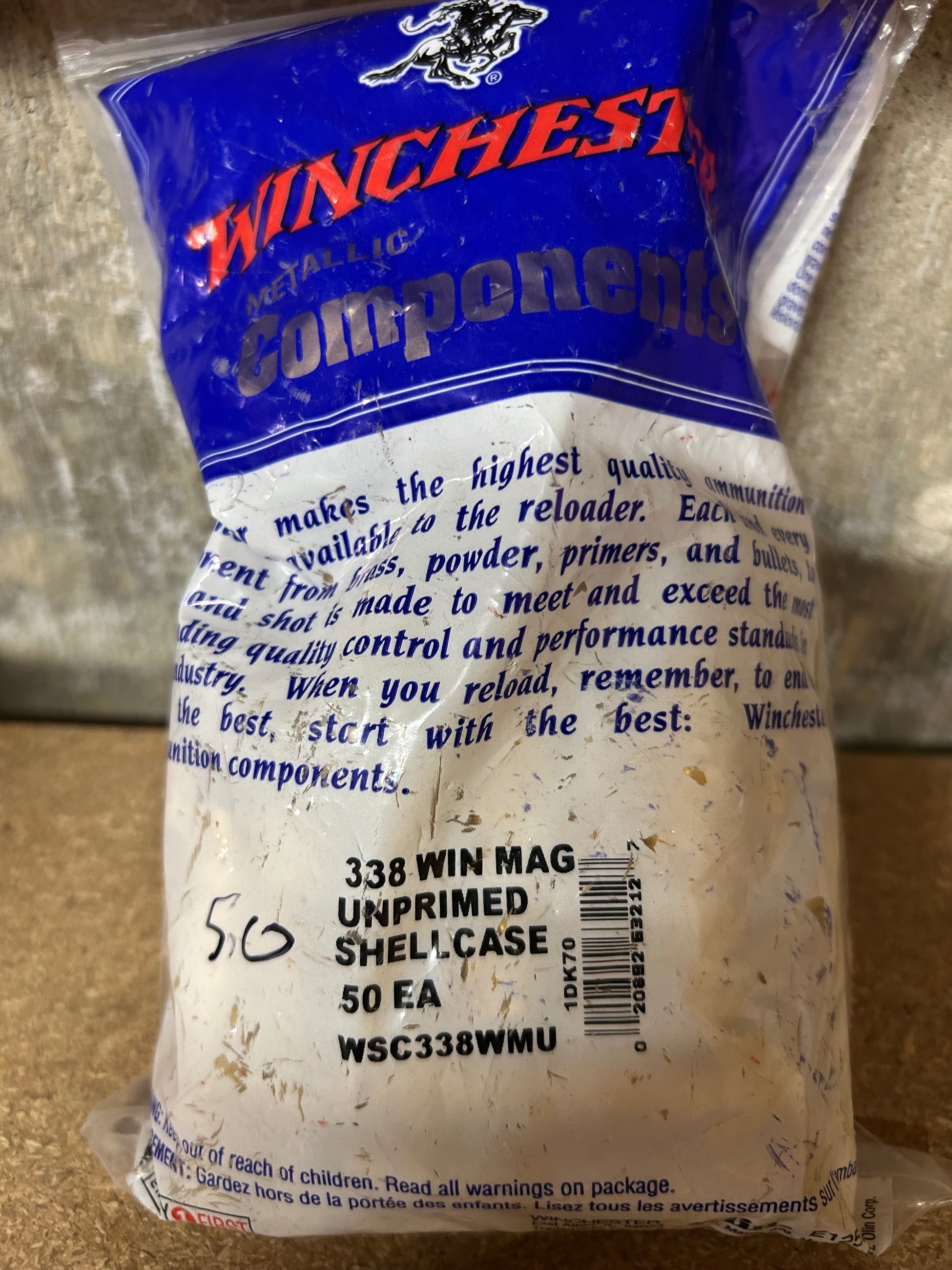 Photo of New brass Winchester.338 win mag