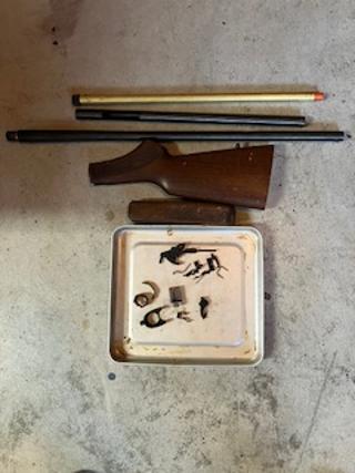 Photo of Henry 410 lever action parts