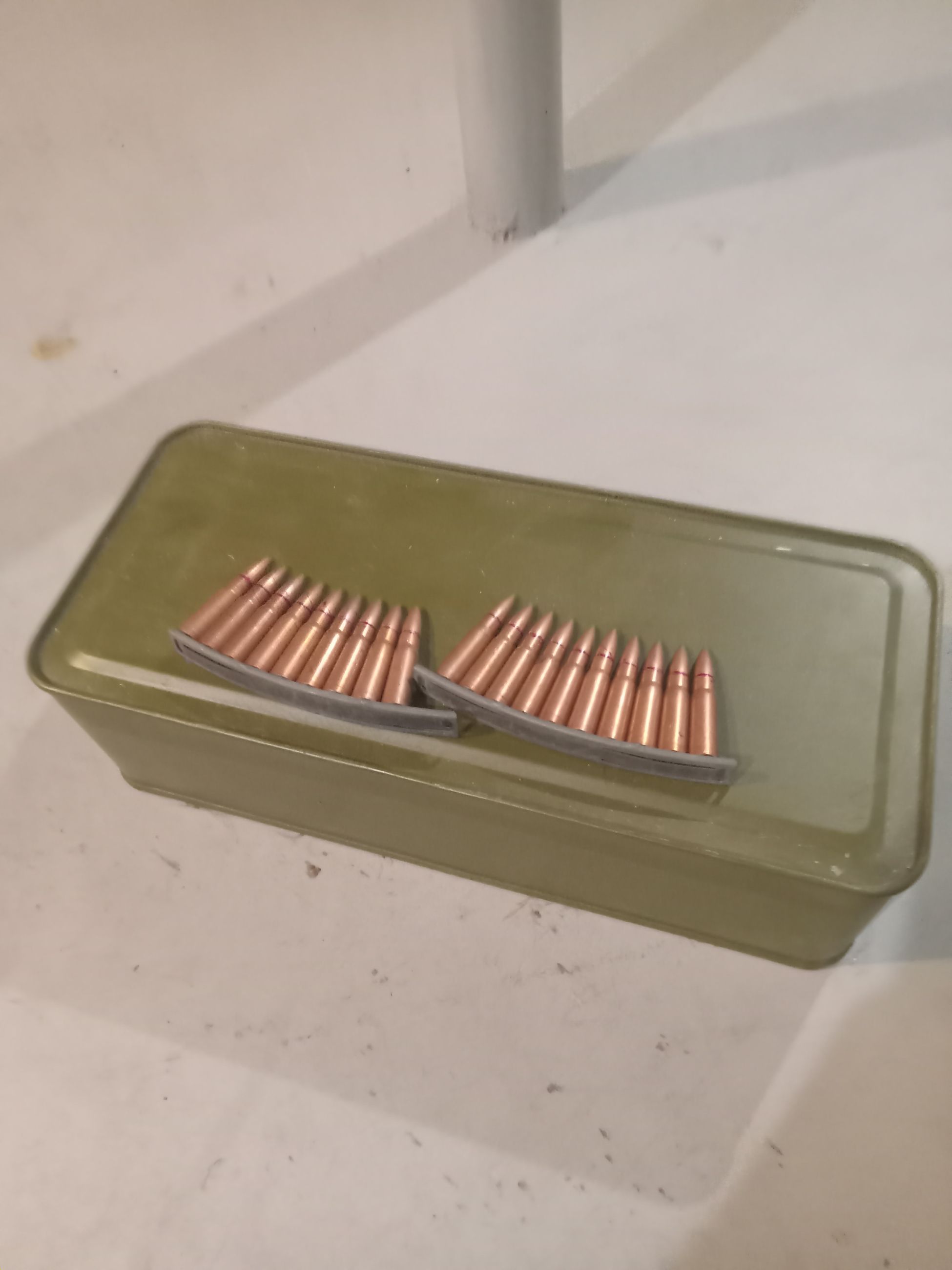 Photo of 550 rounds of 7.62 x 39mm ammo (spam can)