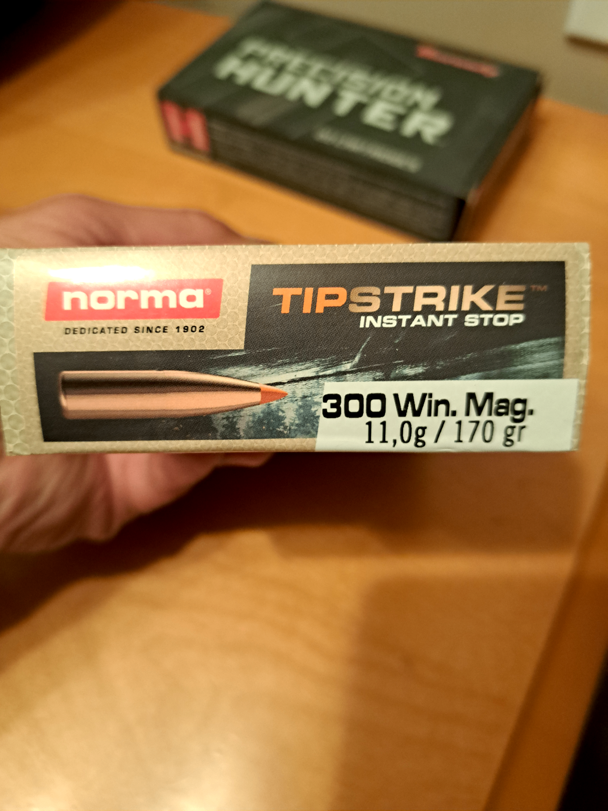 Photo of Norma 170 grains tip strike 300 winmag
