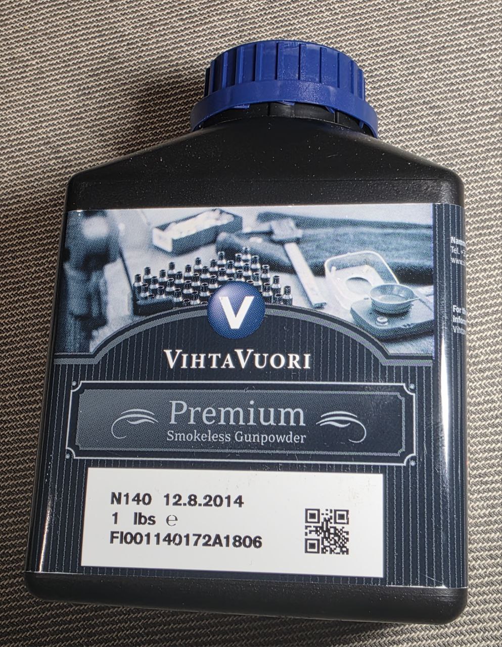 Photo of Vihtavuori N140 smokeless powder 1Lb
