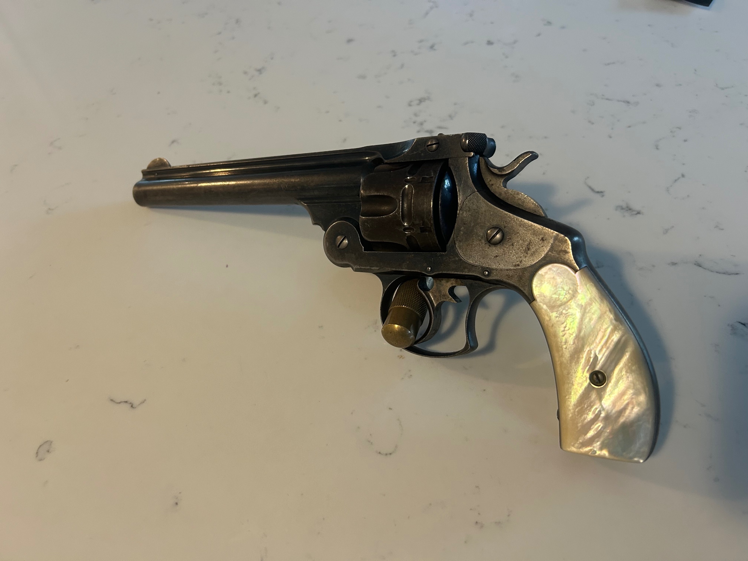 Photo of Antique Smith & Wesson double action revolver
