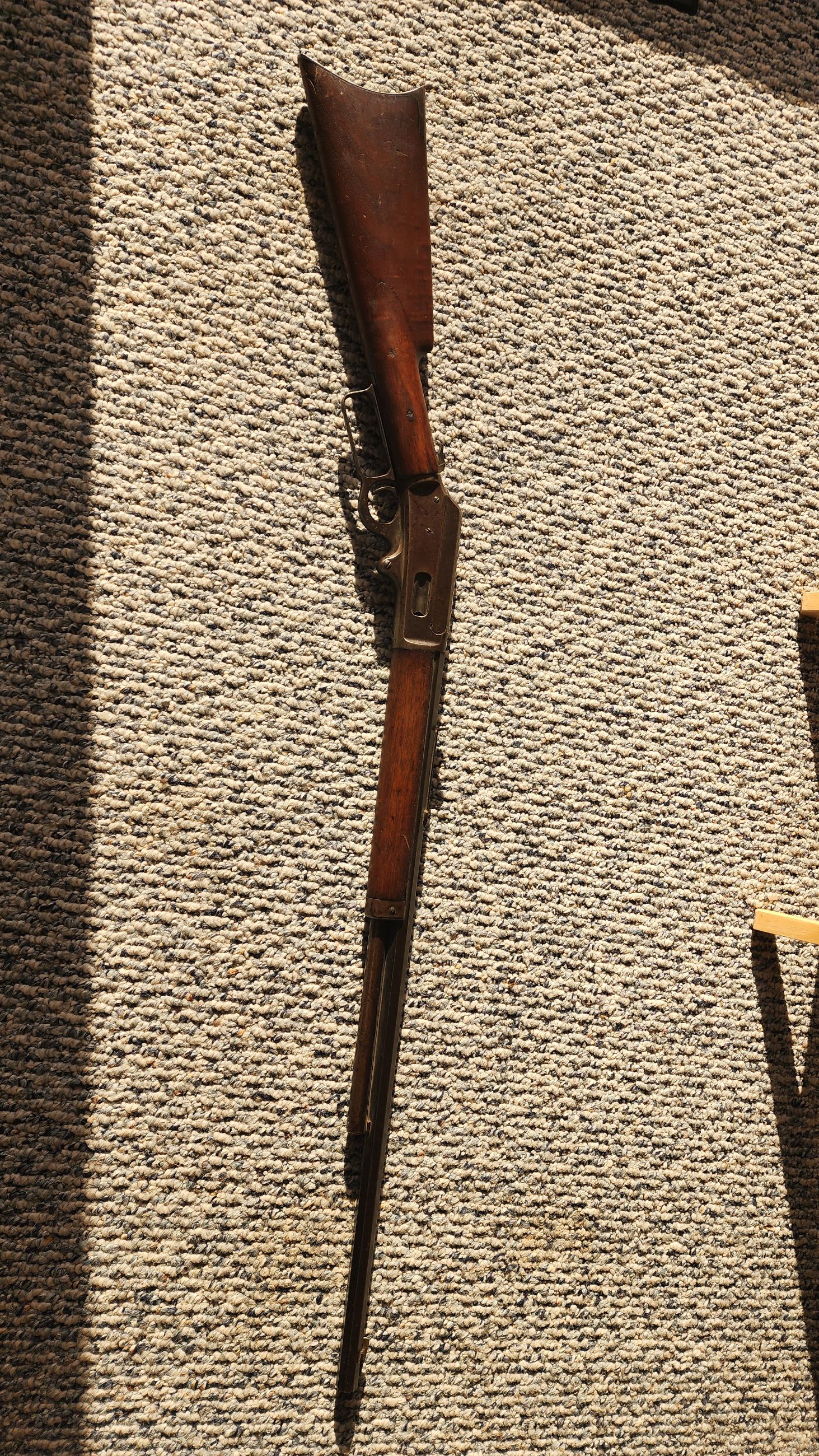 Photo of Marlin model 1893 octagon barrel lever action 