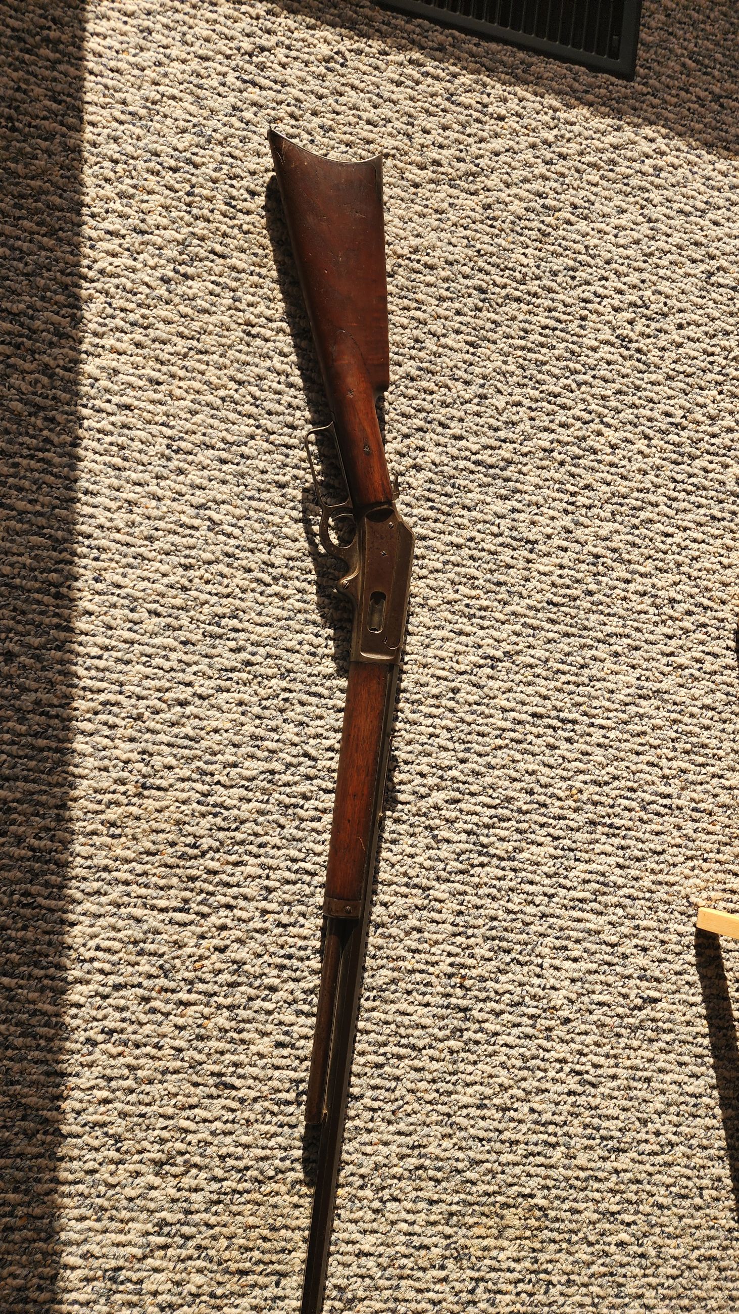 Photo of Marlin model 1893 octagon barrel lever action 