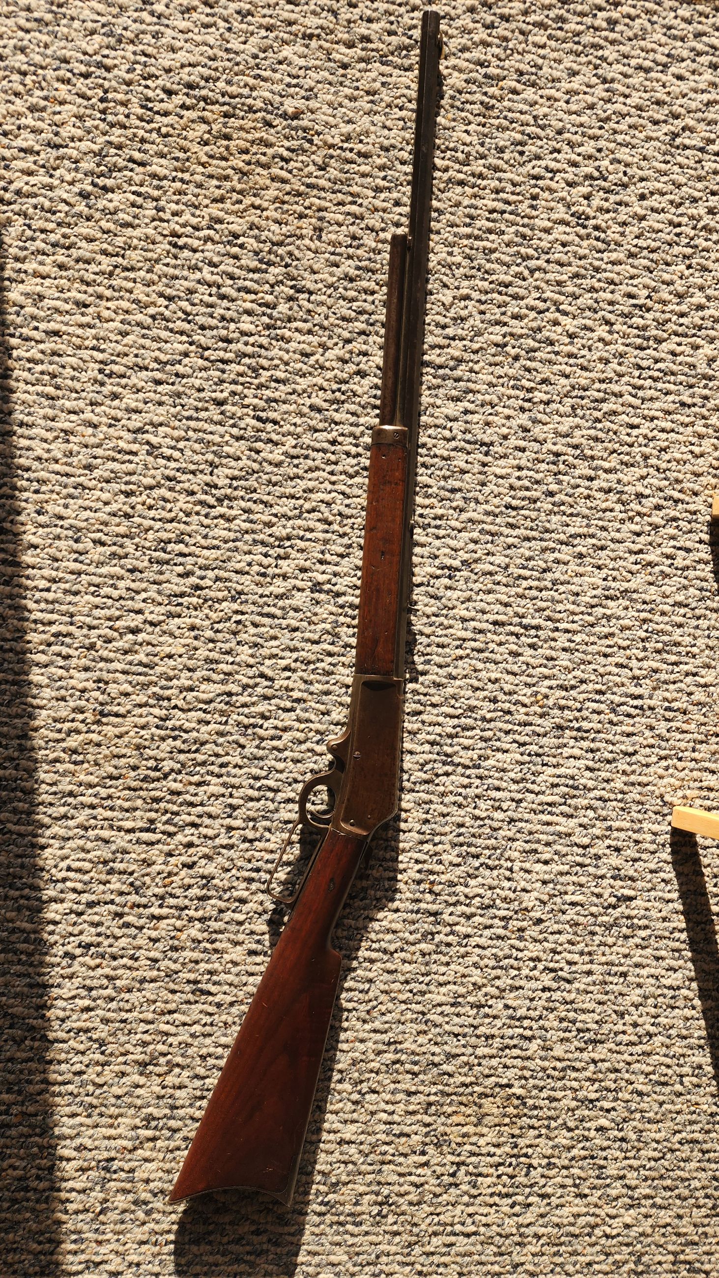 Photo of Marlin model 1893 octagon barrel lever action 
