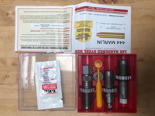 Photo of Lee Precision 444 Marlin FL sizing die set **Brand New**