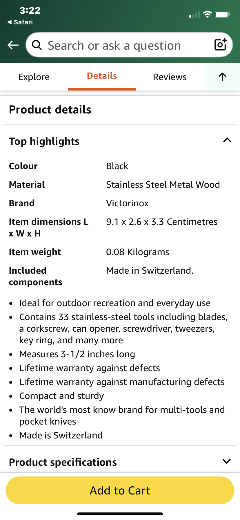 Photo of Swiss Champ Army Knife