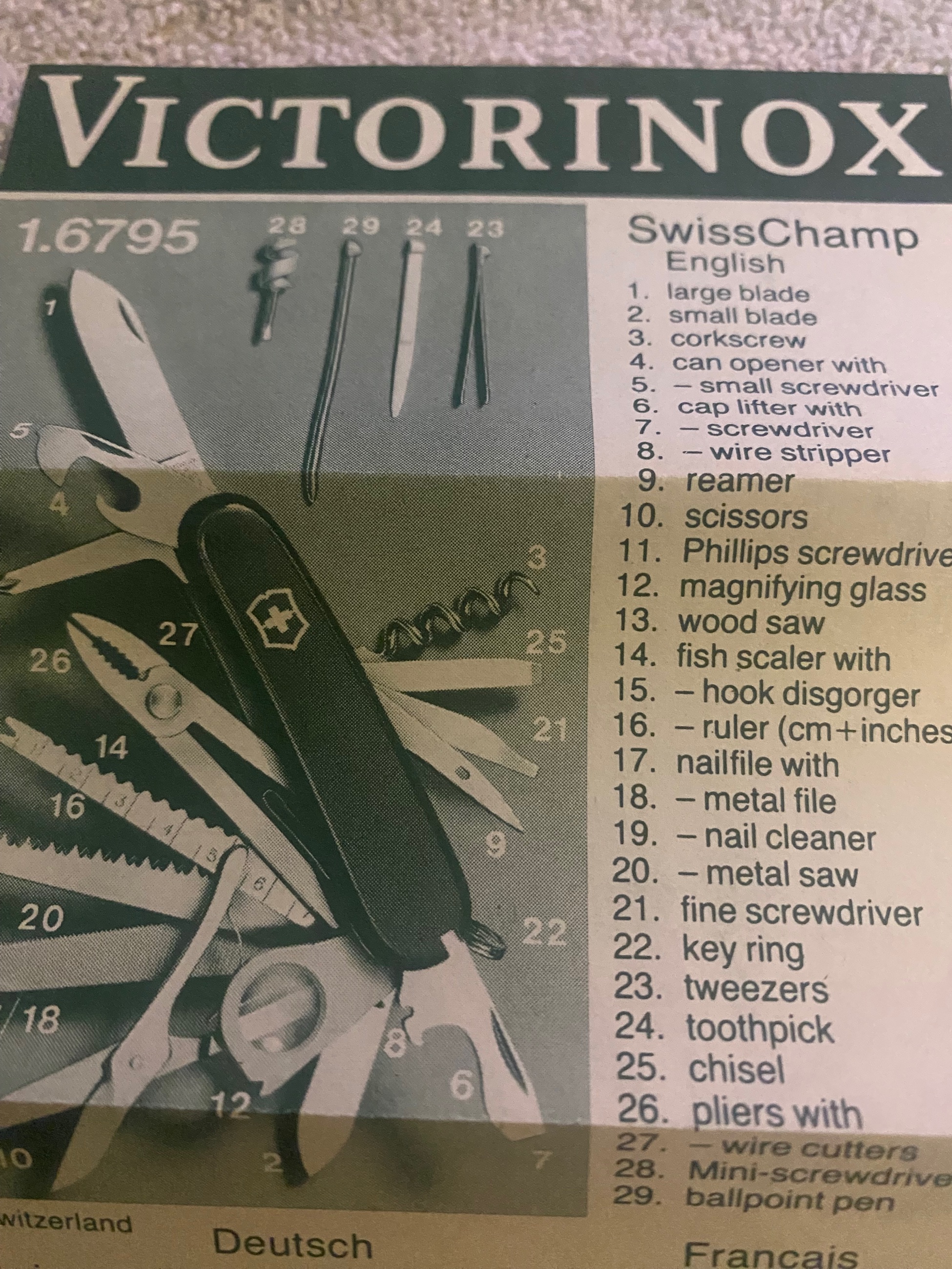 Photo of Swiss Champ Army Knife