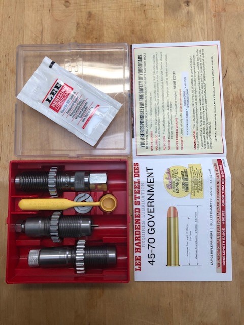 Photo of Lee Precision 45-70 Govt Full Length Sizing 3-Die Set - crimp die not included