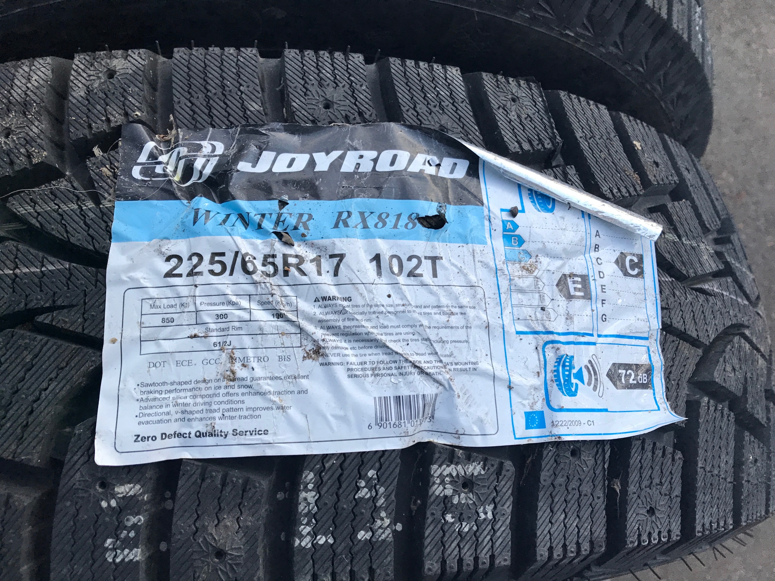 Photo of STUDDABLE WINTER TIRES